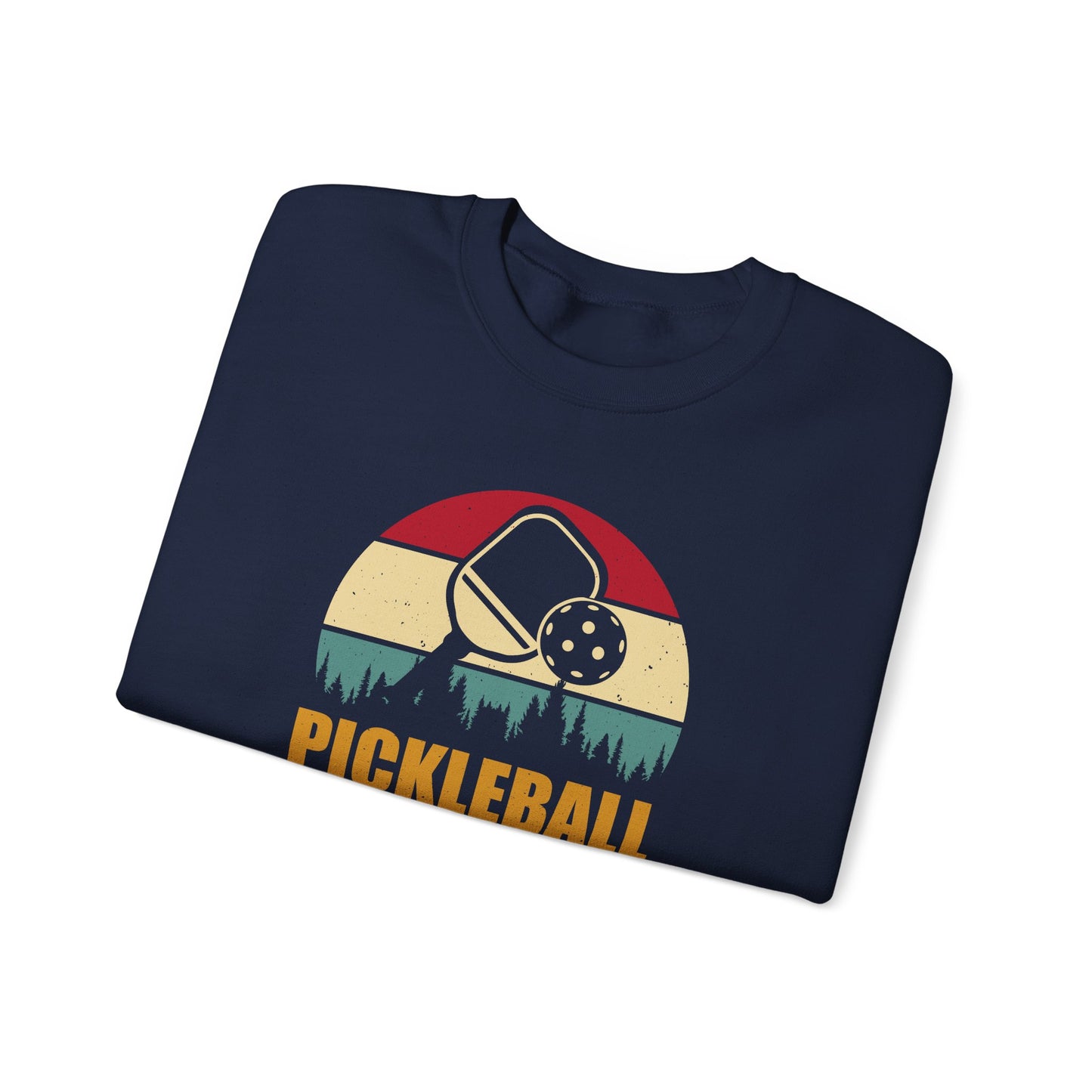 Men's Comfy Pickleball Sweatshirt - Pickleball Retro