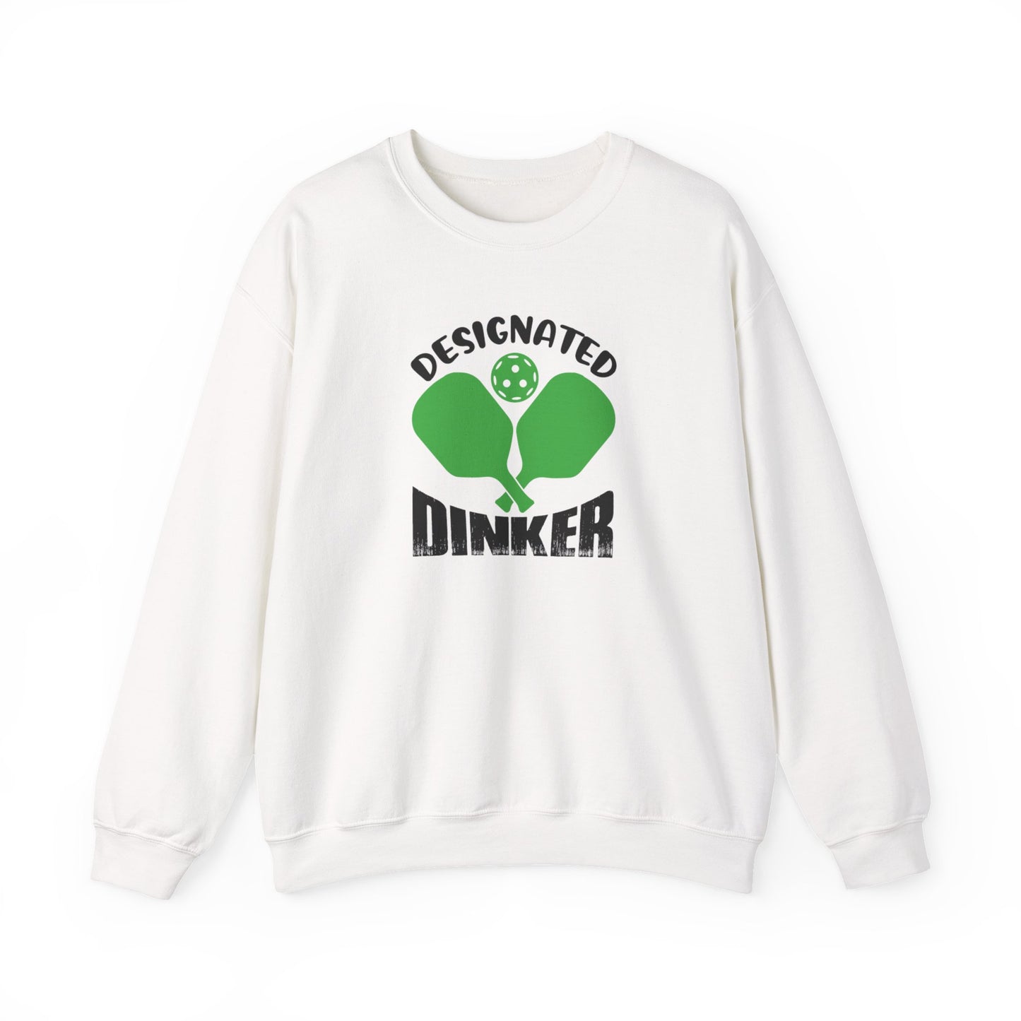 Women's Durable Pickleball Sweatshirt - Designated Dinker White