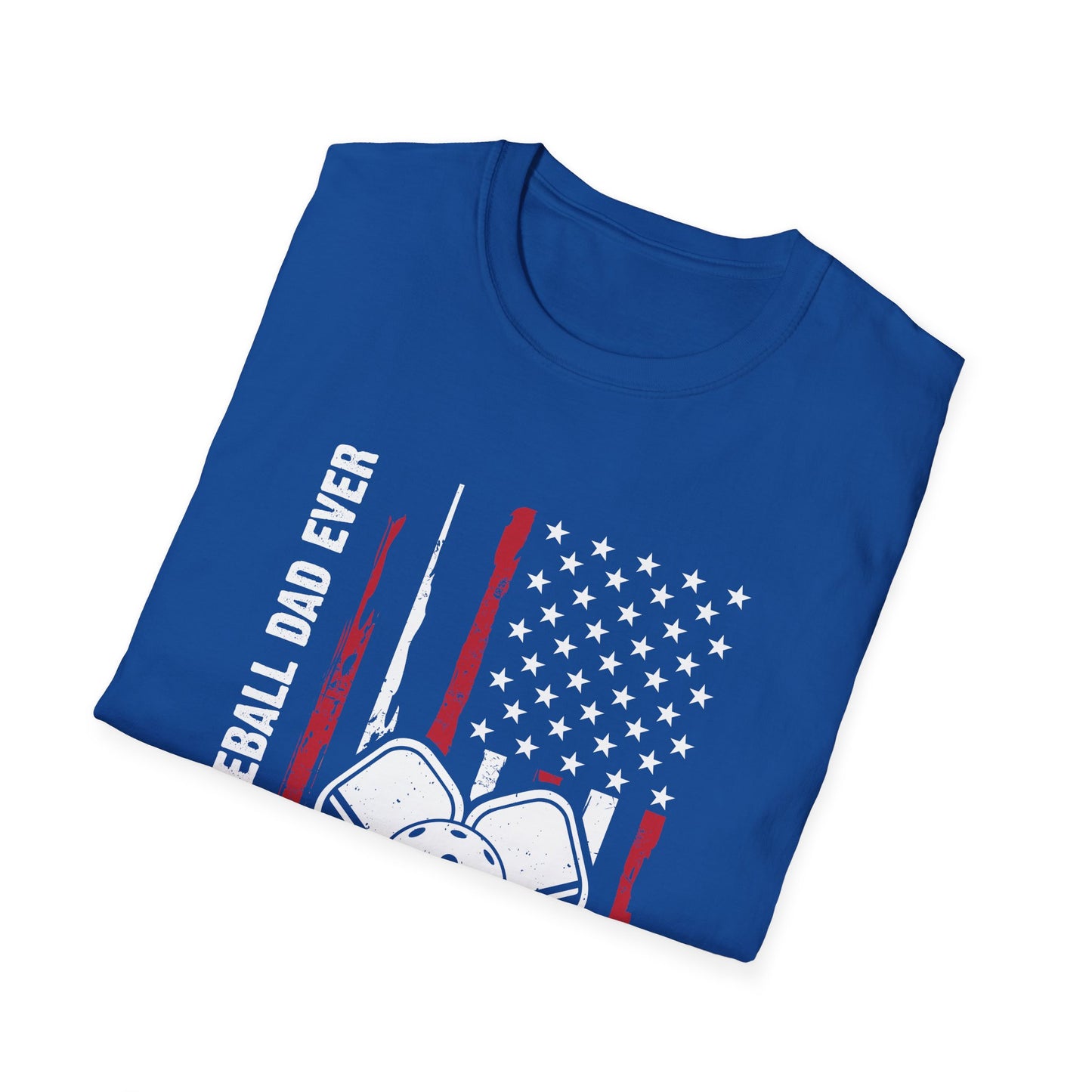 Men's Bold Pickleball T-shirt - Best Pickleball Dad Ever