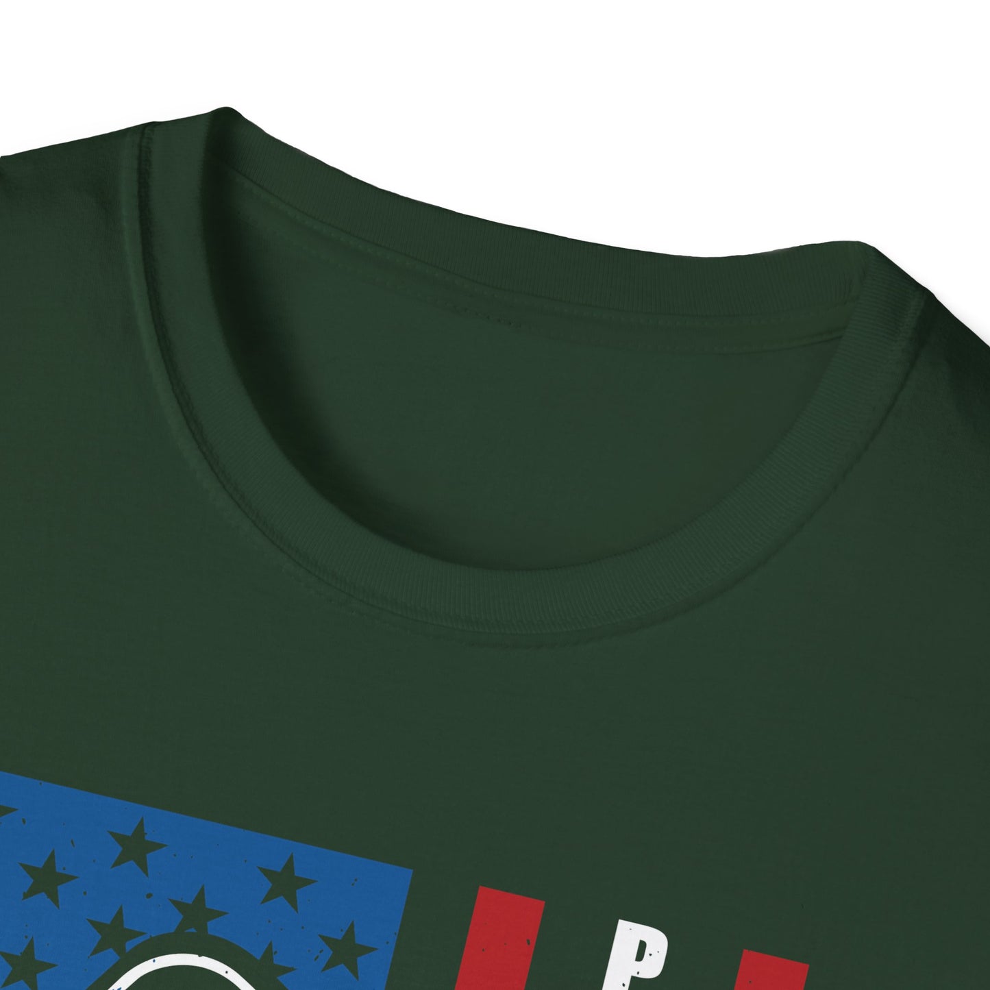 Women's Bold Pickleball T-shirt - Pickleball with American Flag