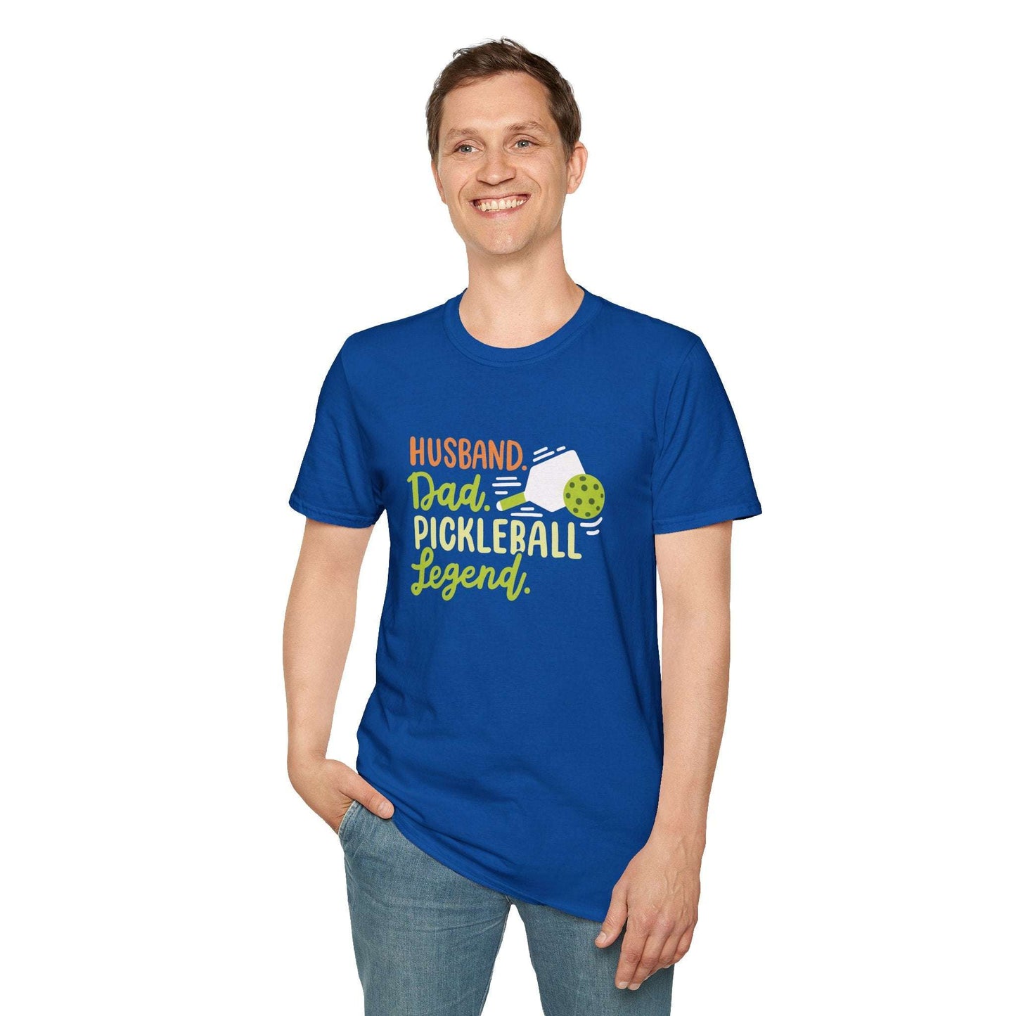 Men's Funny Pickleball T-shirt - Husband.Dad.Pickleball Legend