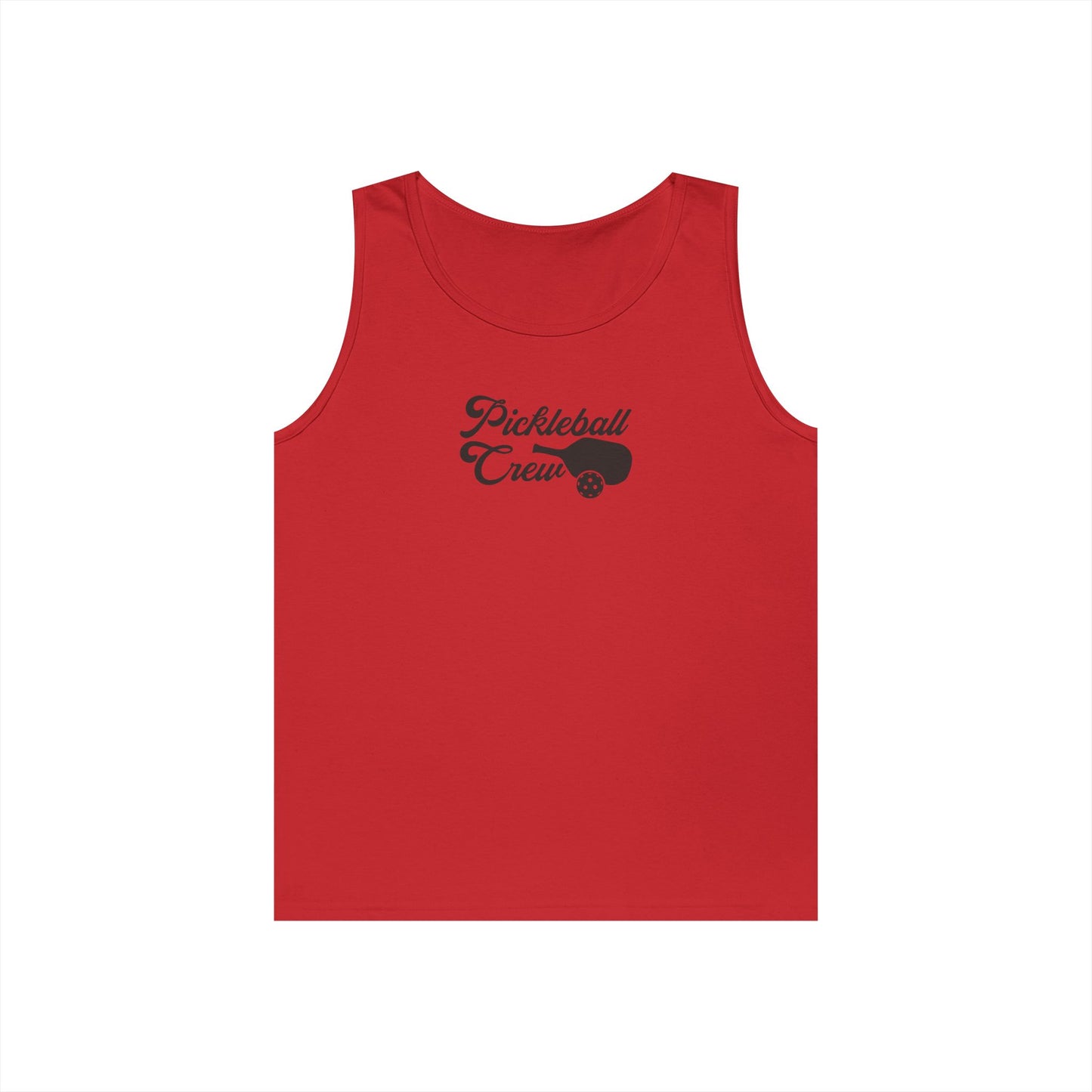 Women's Eye-Catching Pickleball Tank Top - Pickleball Crew Red