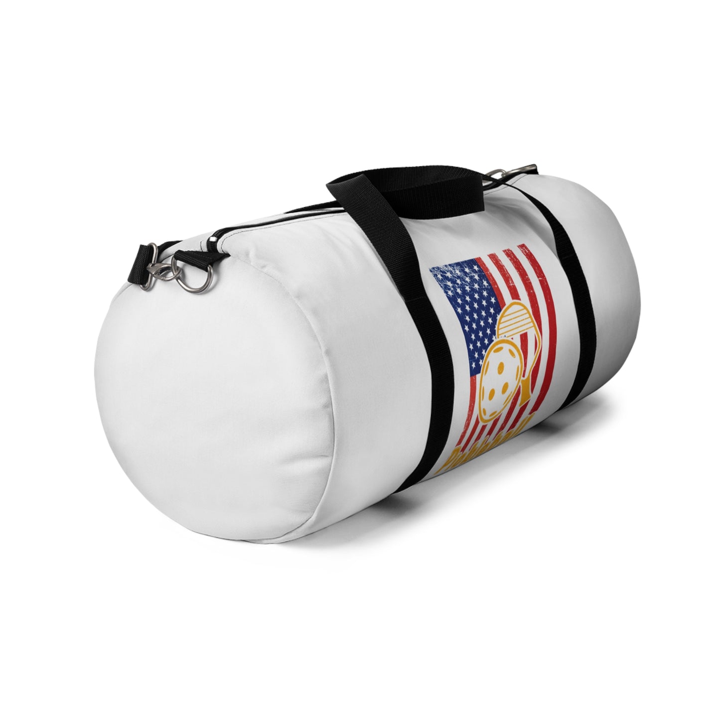 Pickleball Durable Duffel Bag - American Flag with Pickleball