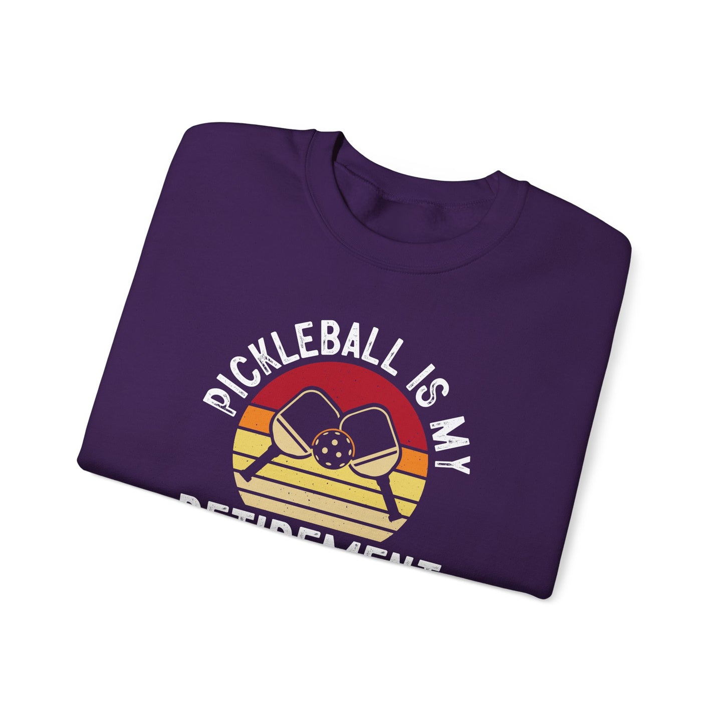 Women's Cool Pickleball Sweatshirt - Pickleball Is My Retirement Plan