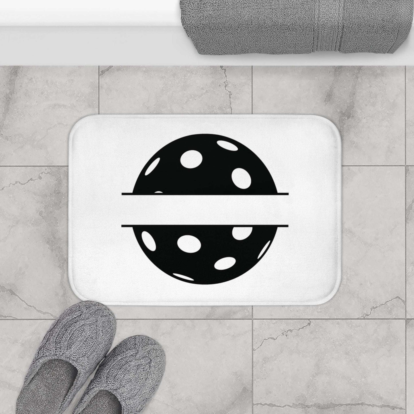 Pickleball Cool Bath mat - Pickle Split