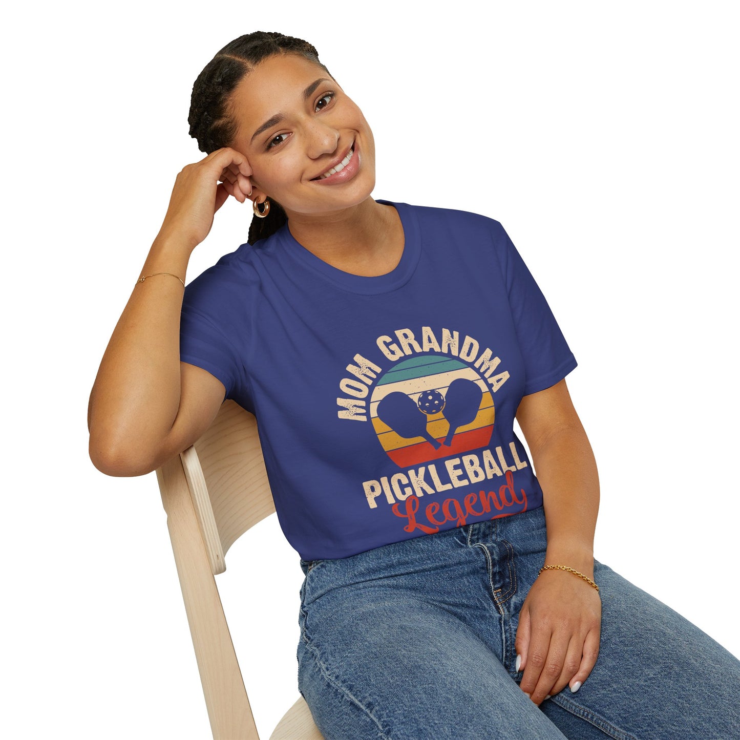 Women's Funny Pickleball T-Shirt - Mom Grandma Pickleball Legend