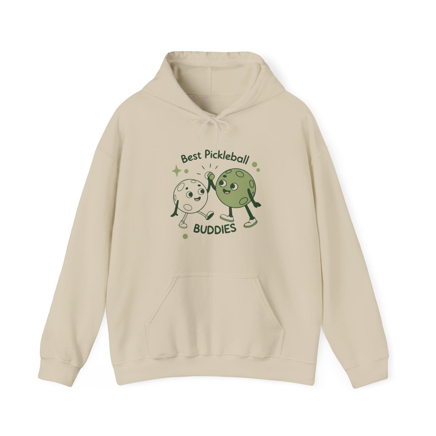 Women's Soft Pickleball Hoodie - Best Pickleball Buddies Beige