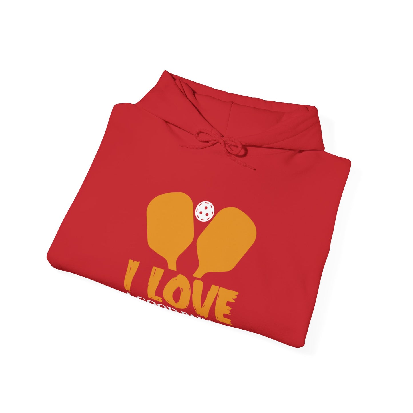 Men's Comfy Pickleball Hoodie - I Love a Good Paddle