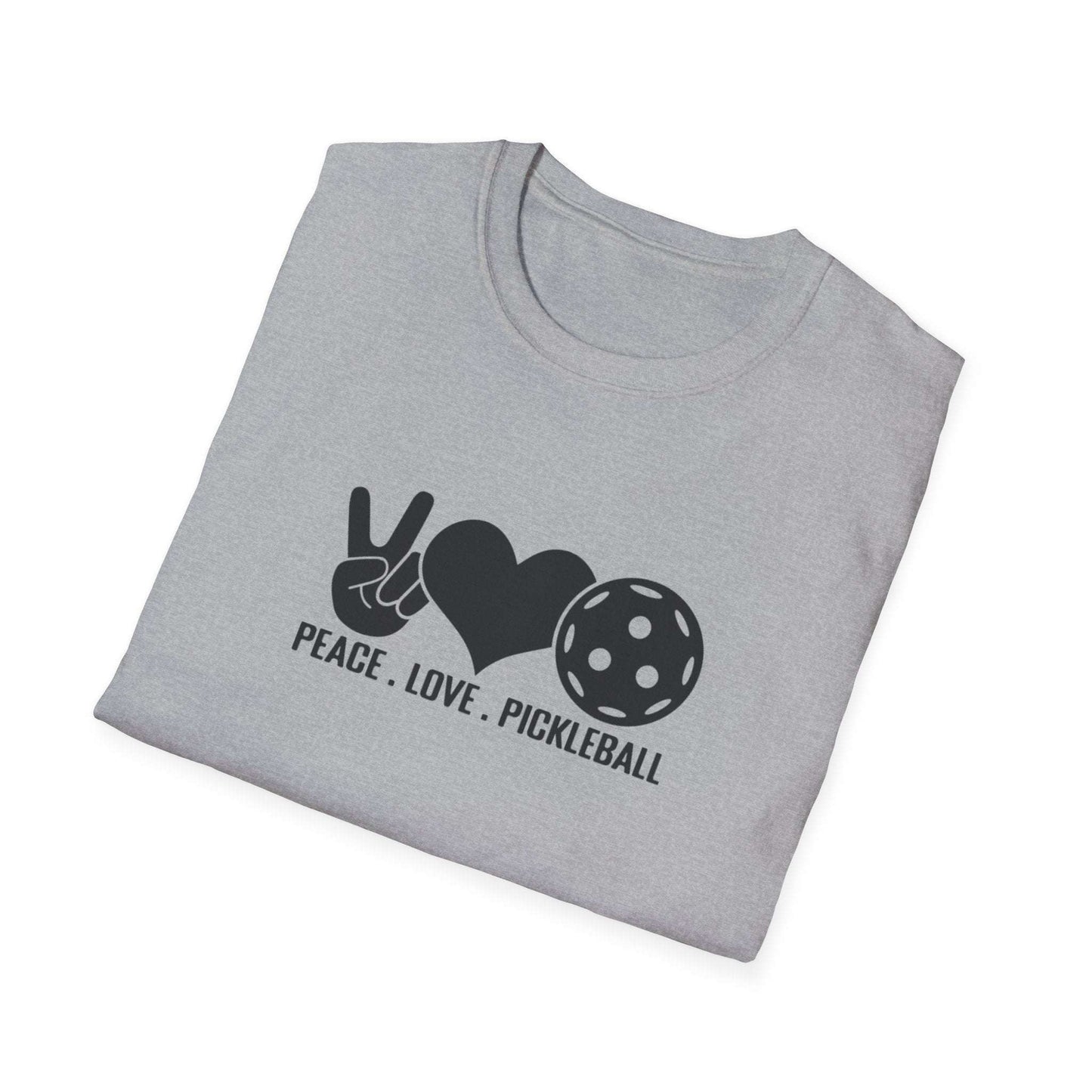 Men's Lightweight Pickleball T-shirt - Peace, Love, Pickleball