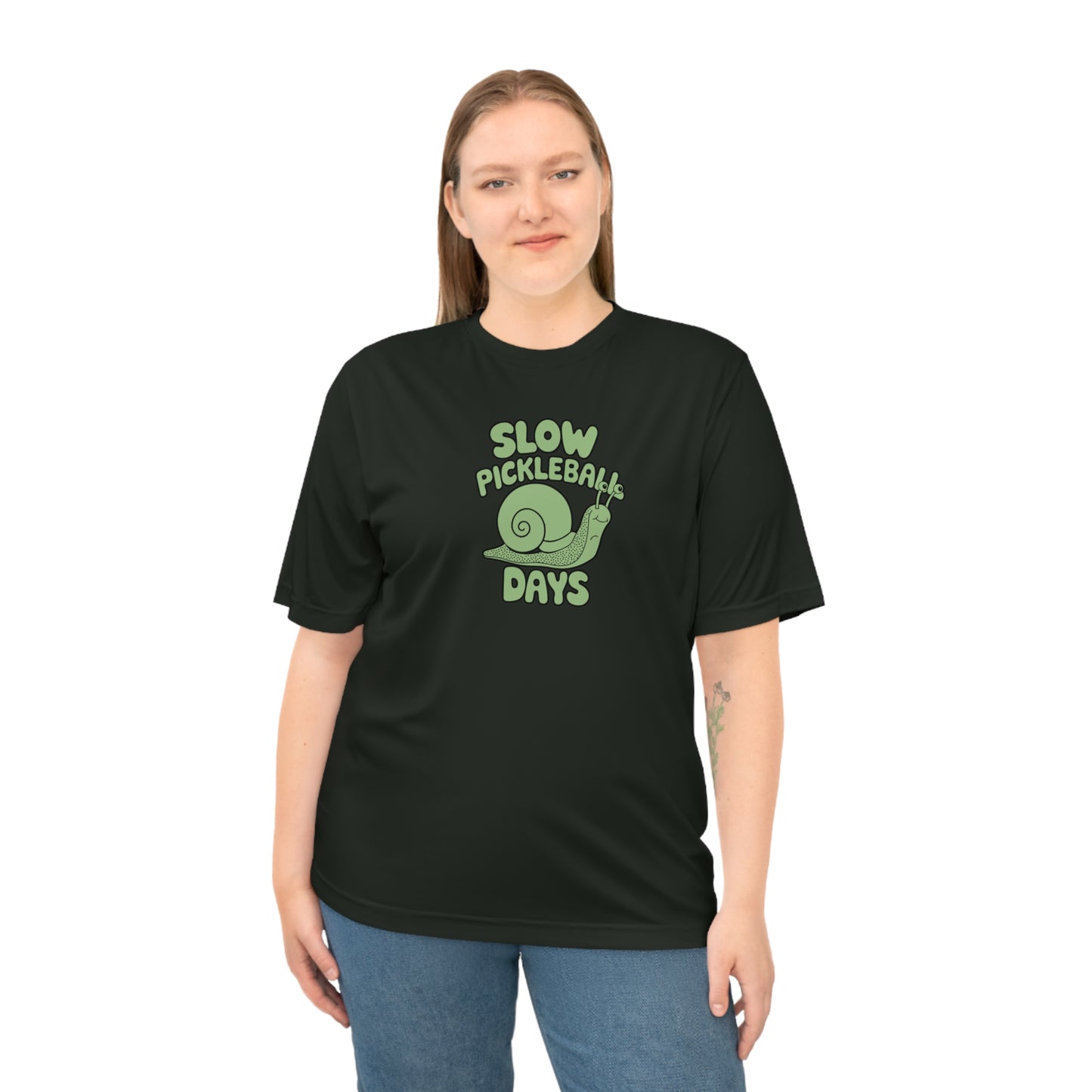 Women's Lightweight Pickleball T-shirt - Slow Pickleball Days