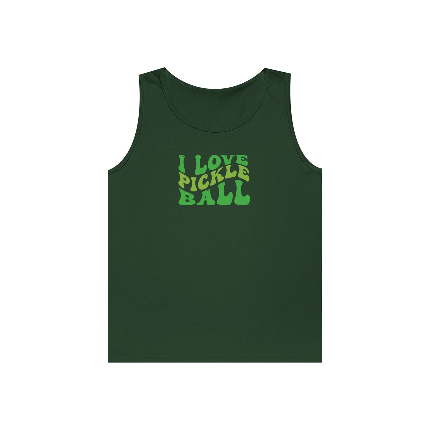 Men's Funny Pickleball Tank Top - I Love Pickleball