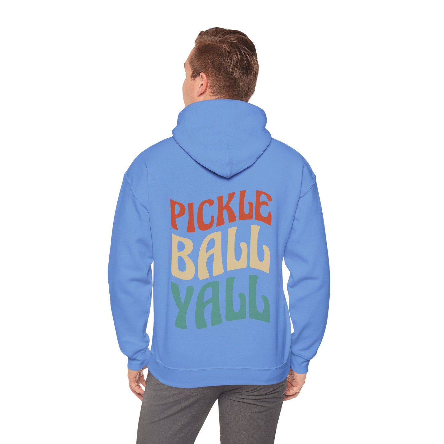 Men's Vibrant Pickleball Hoodie - Pickleball Yall