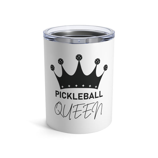 Pickleball Eye-Catching Tumbler - Pickleball Queen White