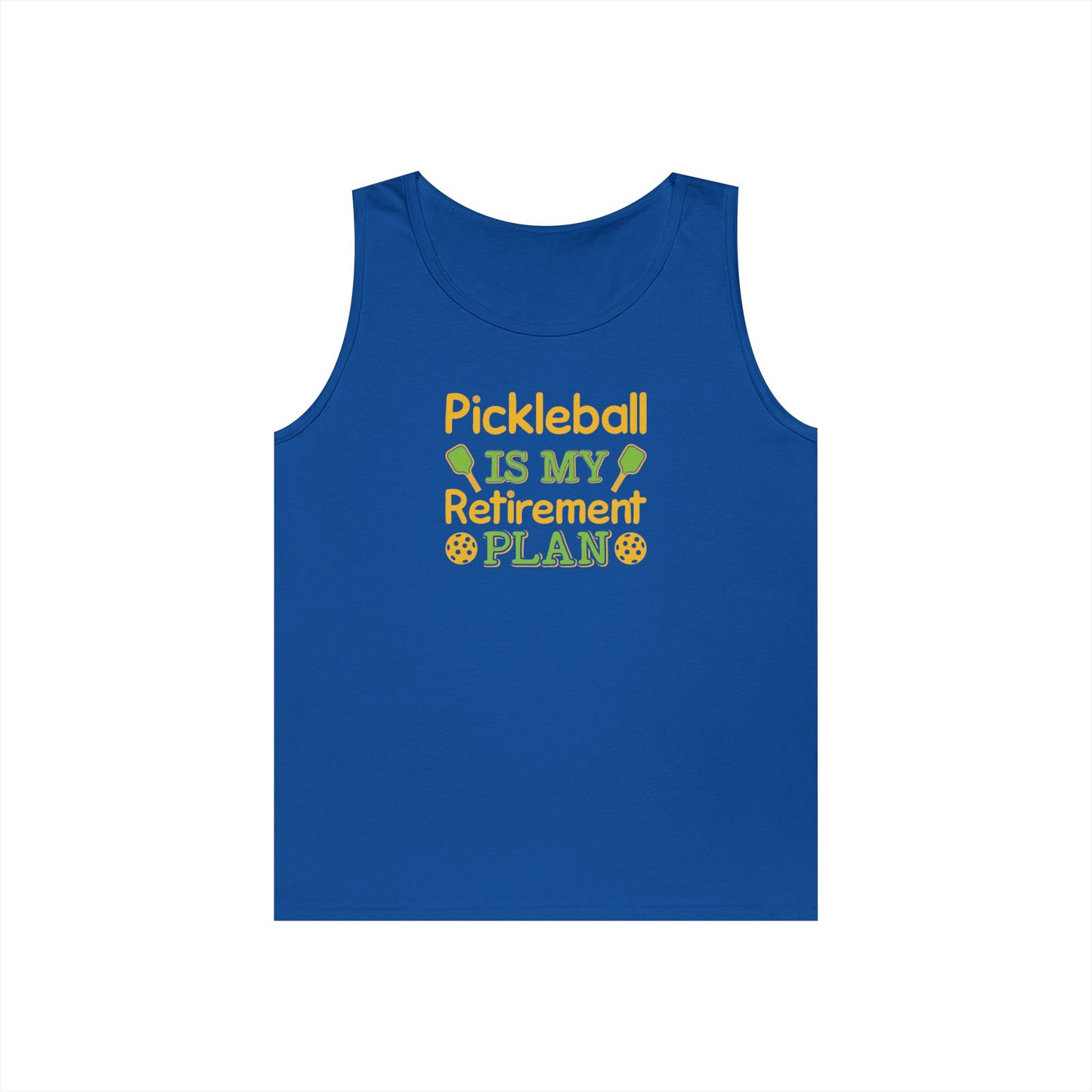 Women's Funny Pickleball Tank Top - Pickleball Is My Retirement Plan Royal