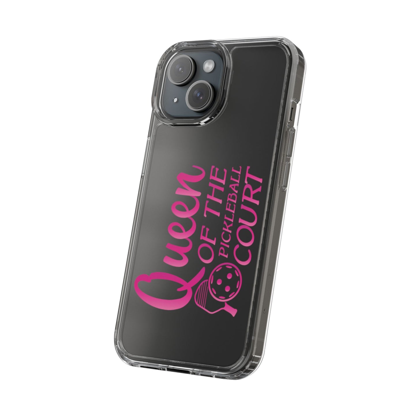 Funny Pickleball Phone case iPhone 15 - Queen of Pickleball Court