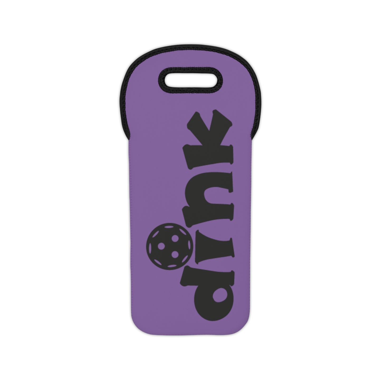 Pickleball Playful Wine Tote Bag - Dink Purple