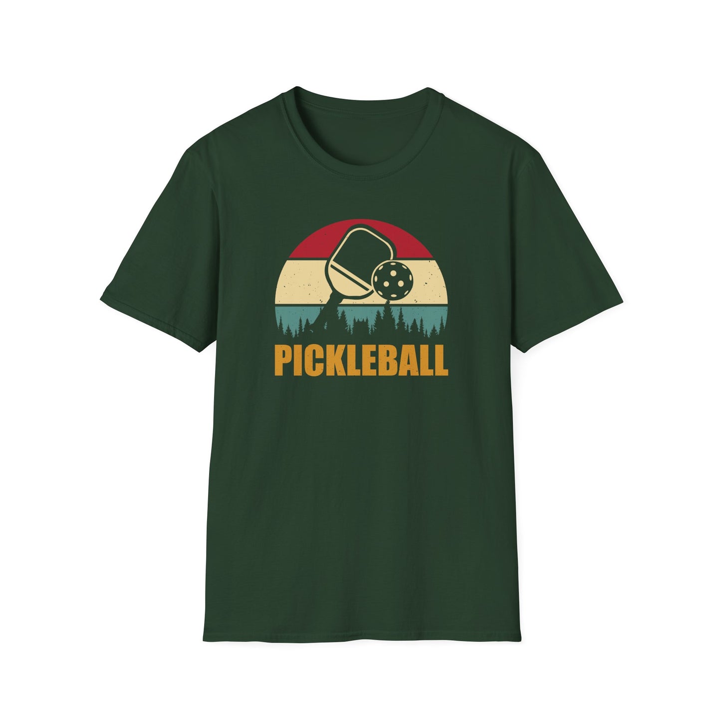 Women's Stylish Pickleball T-shirt - Pickleball Retro