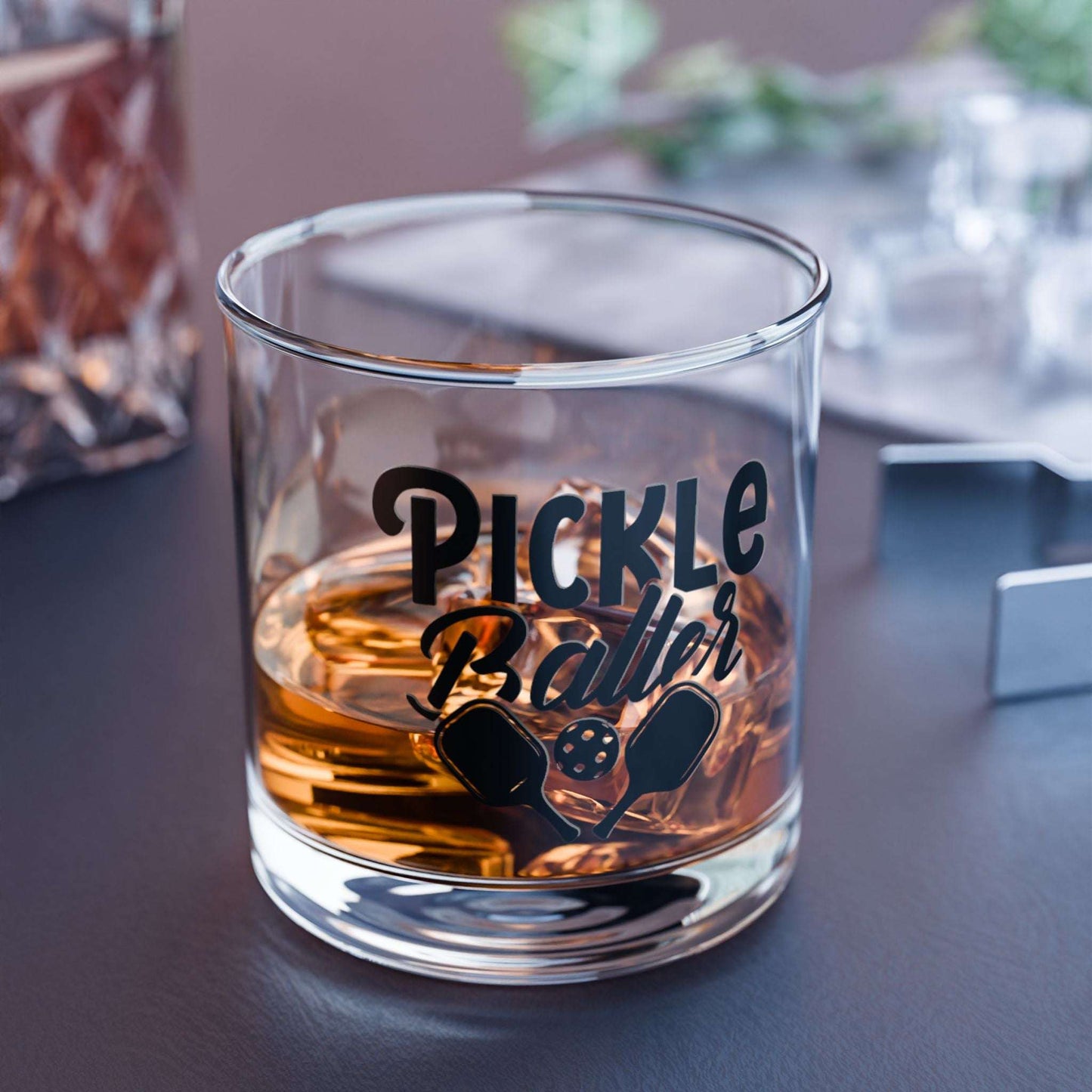 Pickleball Stylish Rocks Glass - Pickleballer