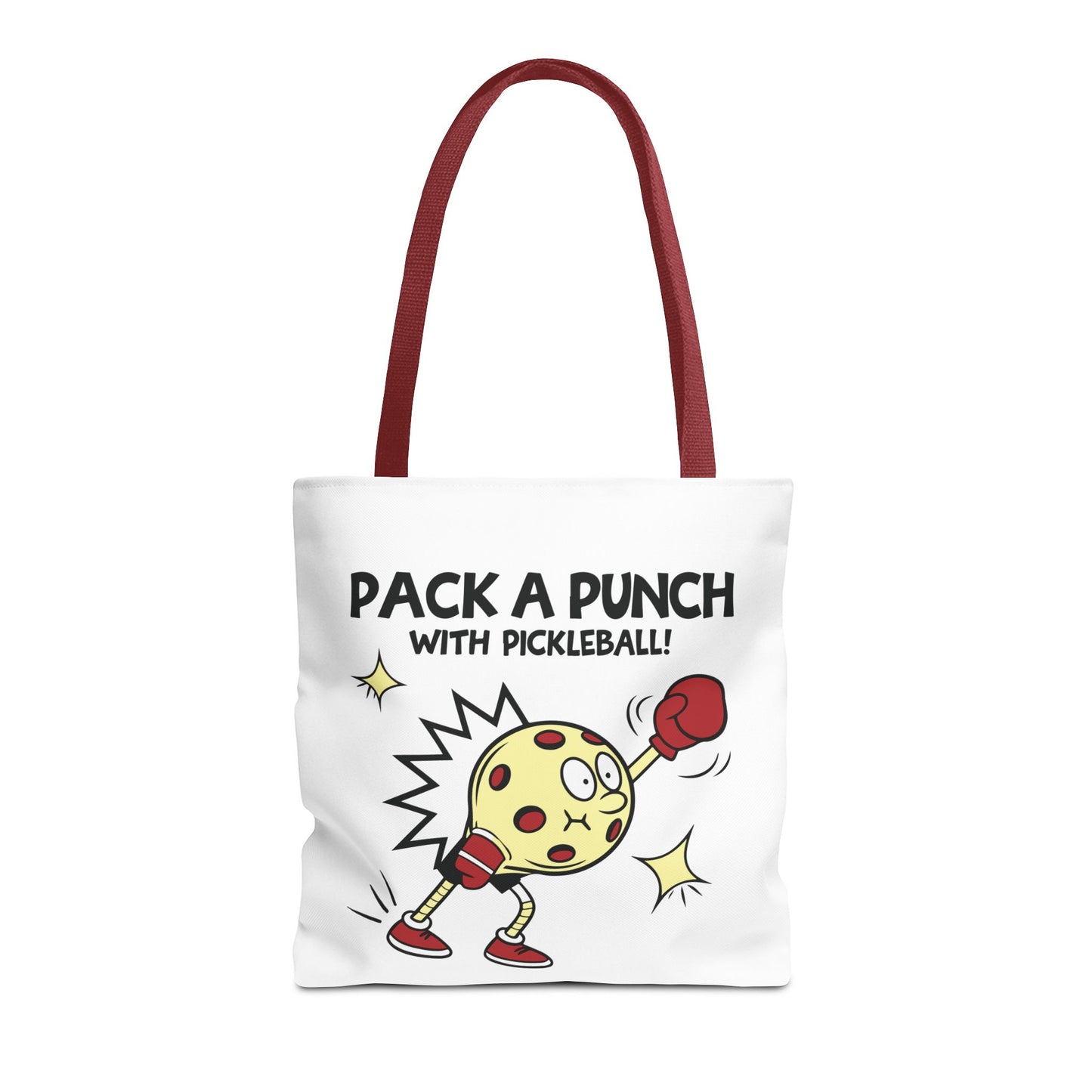Pickleball Stylish Tote Bag - Pack a Punch with Pickleball Red