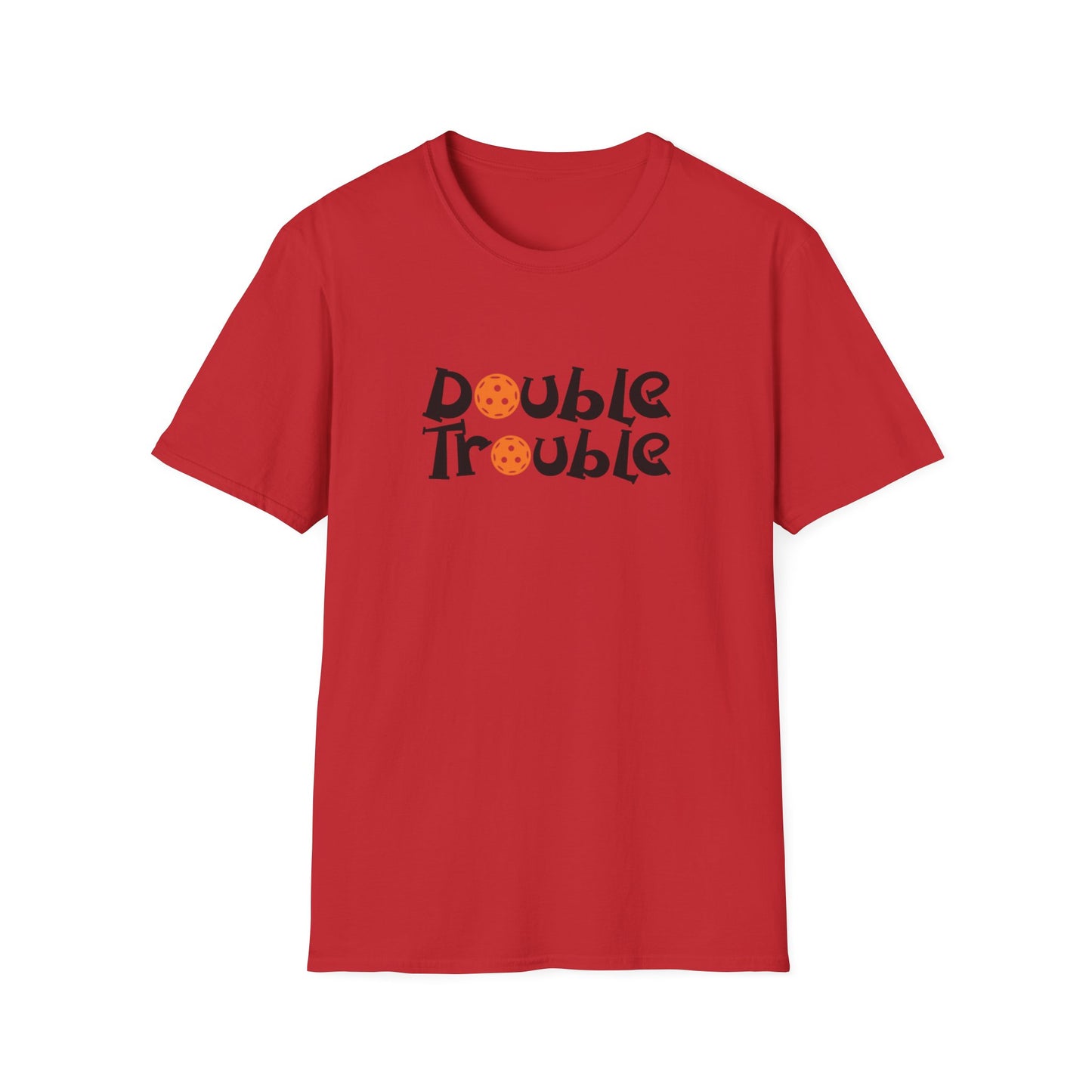 Men's Funny Pickleball T-shirt - Double Trouble