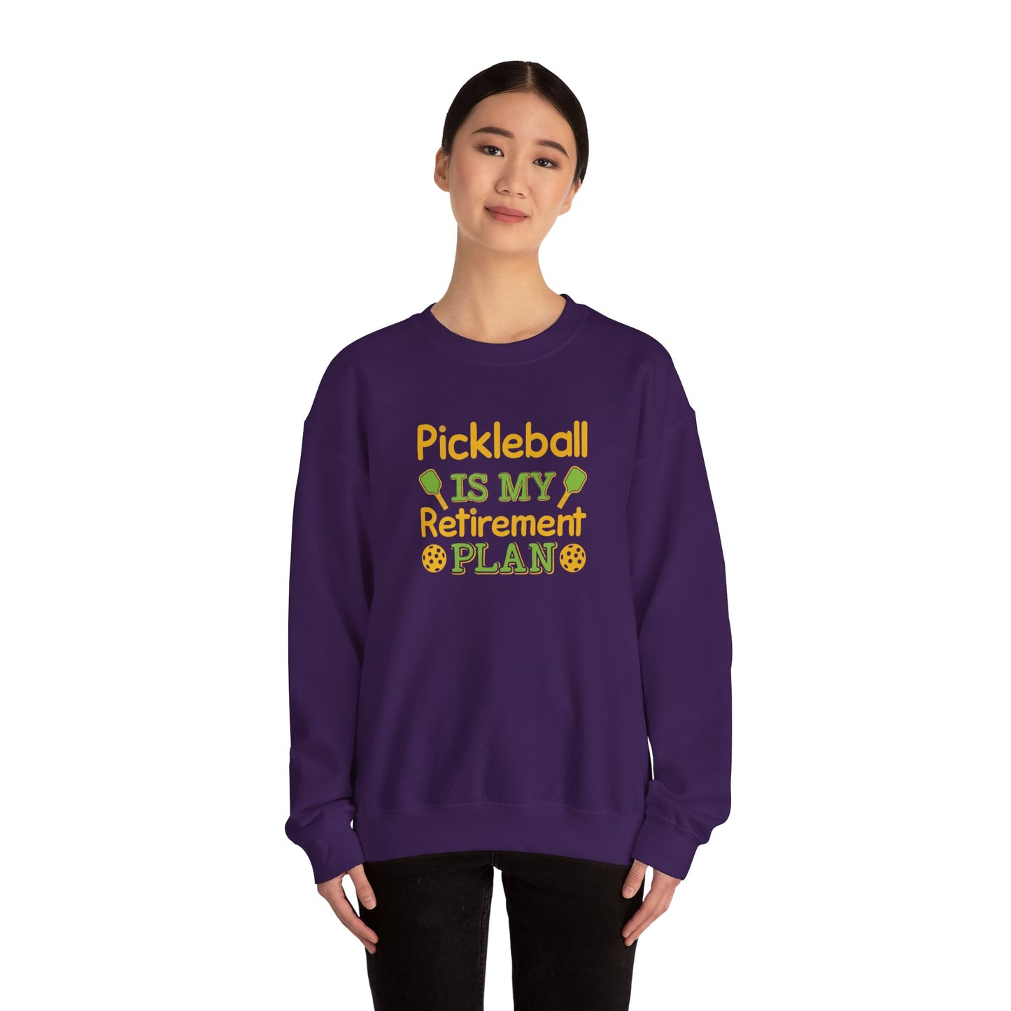 Women's Pickleball Sweatshirt - Pickleball Is My Retirement Plan