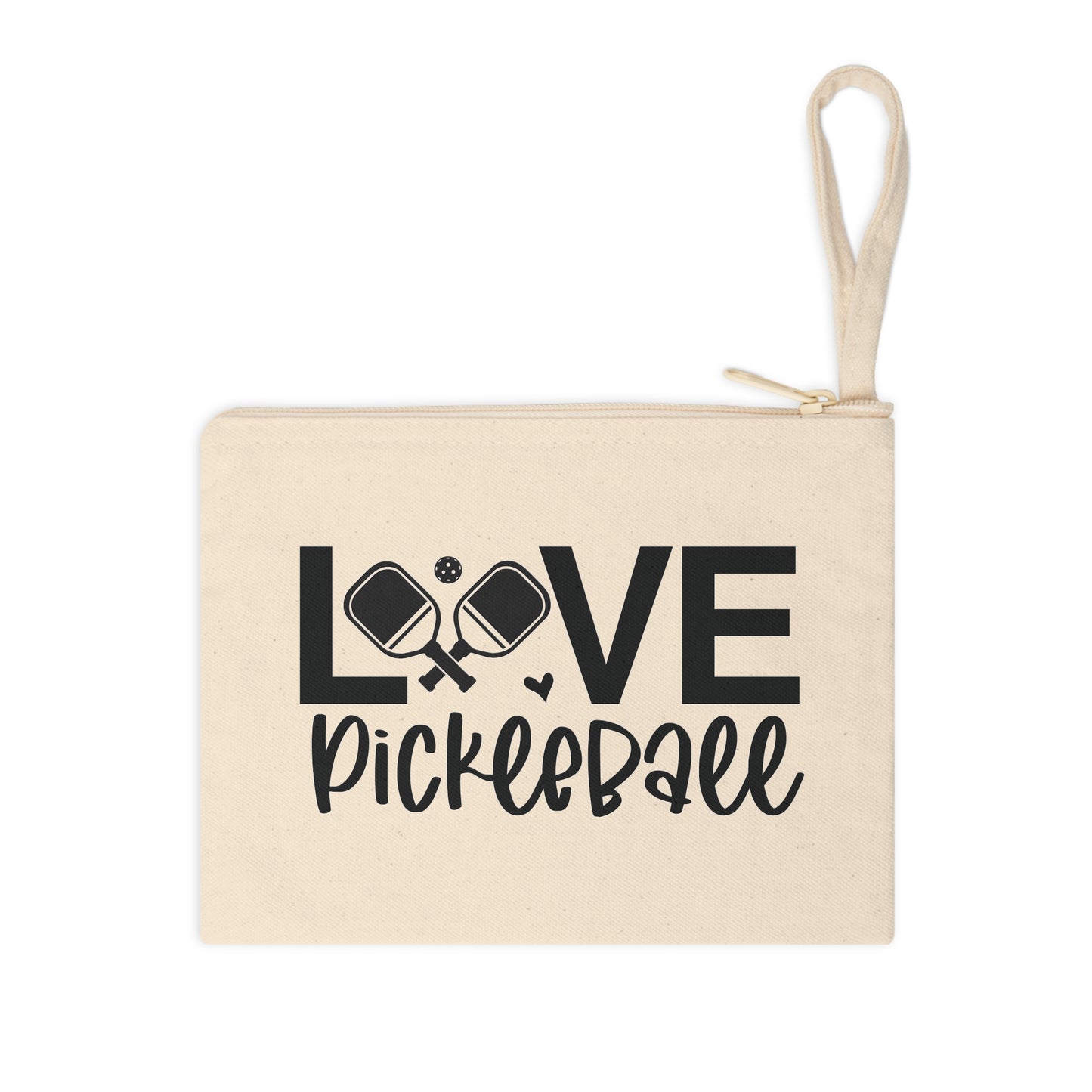 Pickleball Cute Pouch - Love Pickleball 8.3" × 7.8''