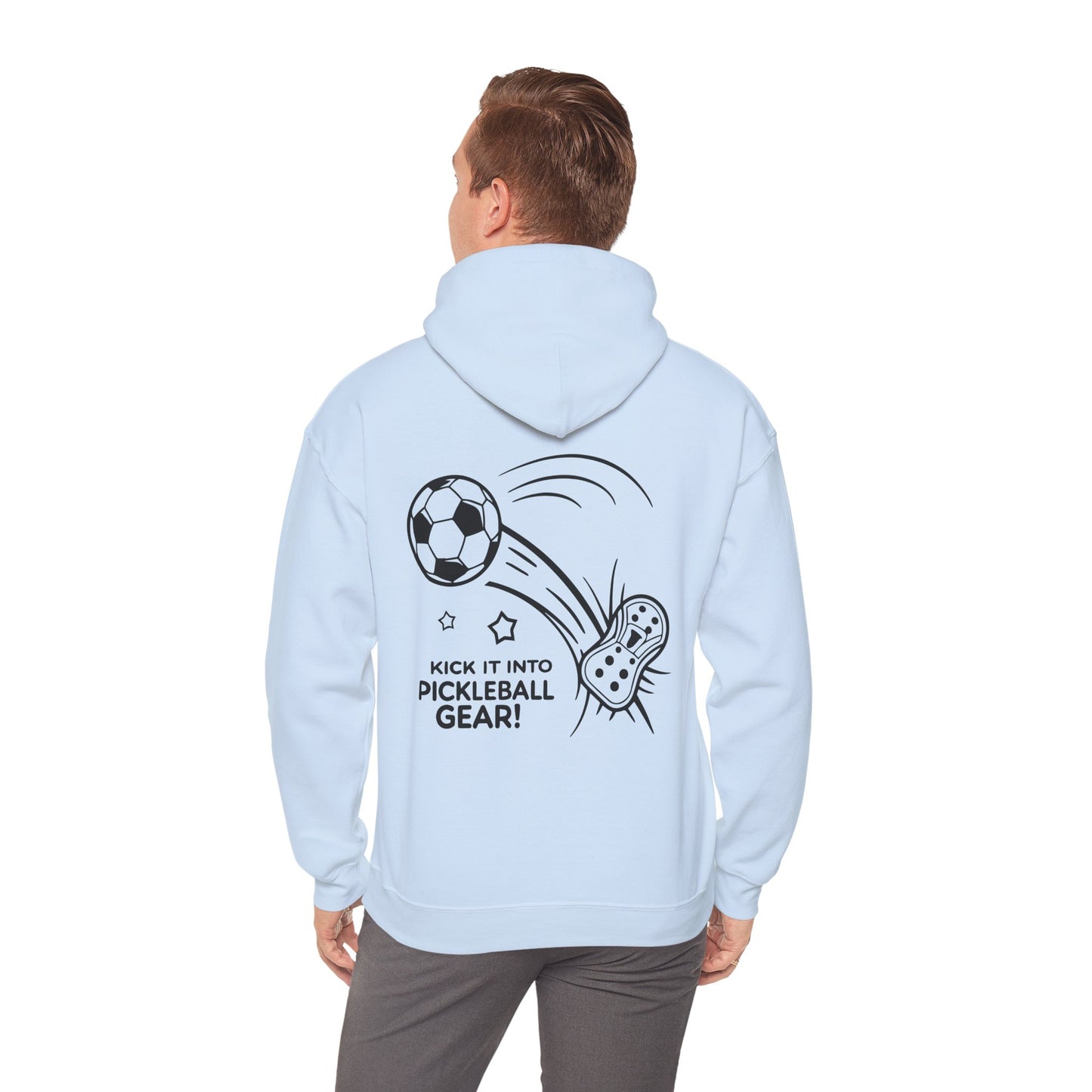 Men's Funny Pickleball Hoodie - Kick It Into Pickleball Gear