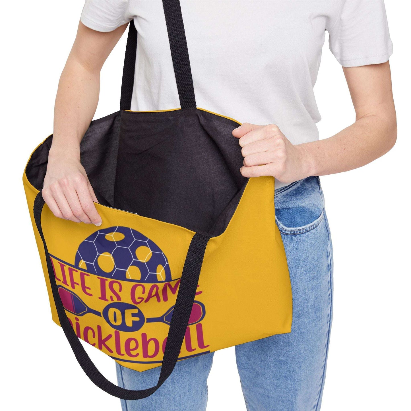 Pickleball Colorful Weekender bag - Life Is a Game of Pickleball