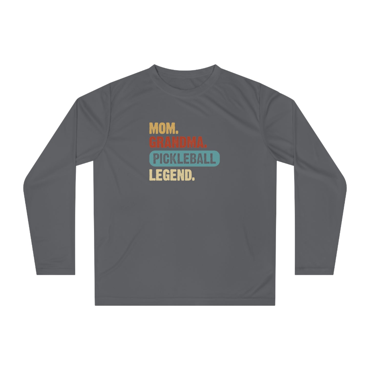 Women's Pickleball Long Sleeves top - Mom Grandma Pickleball Legend Gray