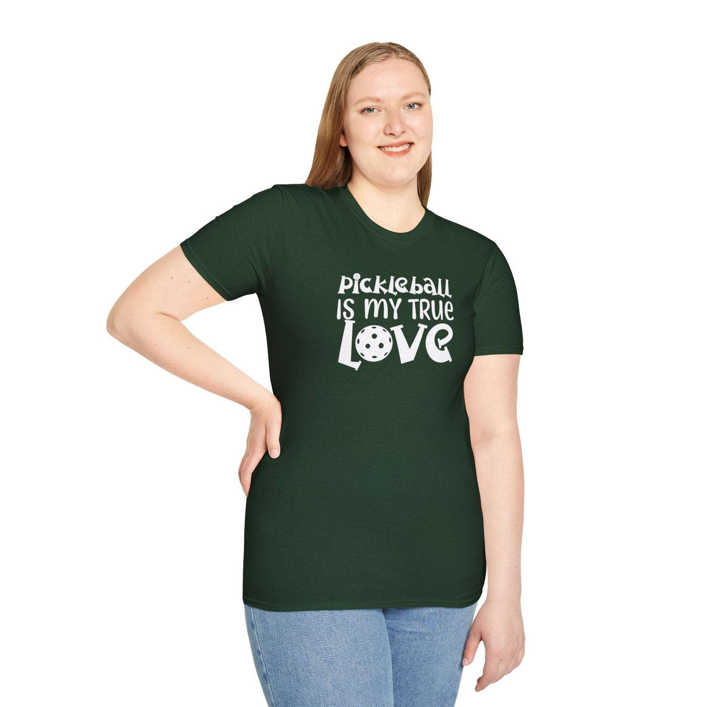 Women's Cool Pickleball T-shirt - Pickleball Is My True Love