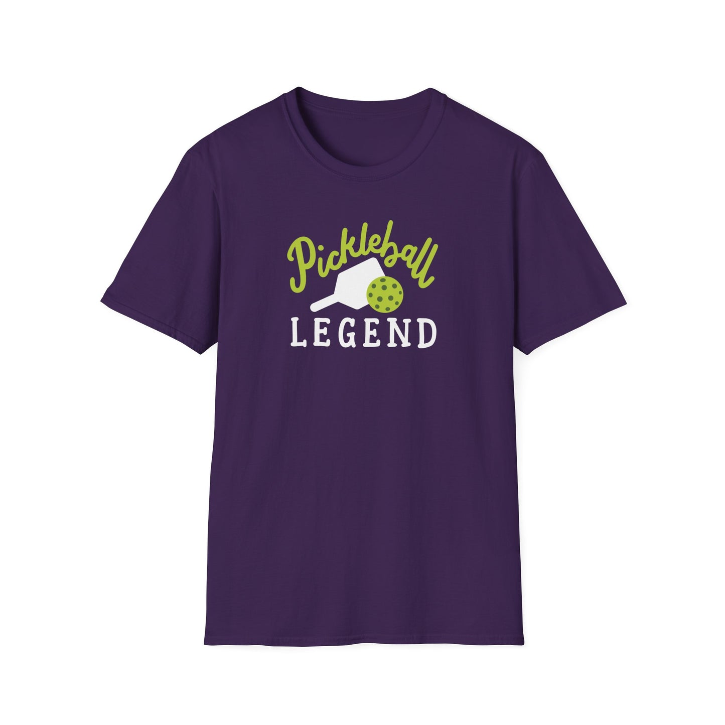 Men's Lightweight Pickleball T-shirt - Pickleball Legend Purple