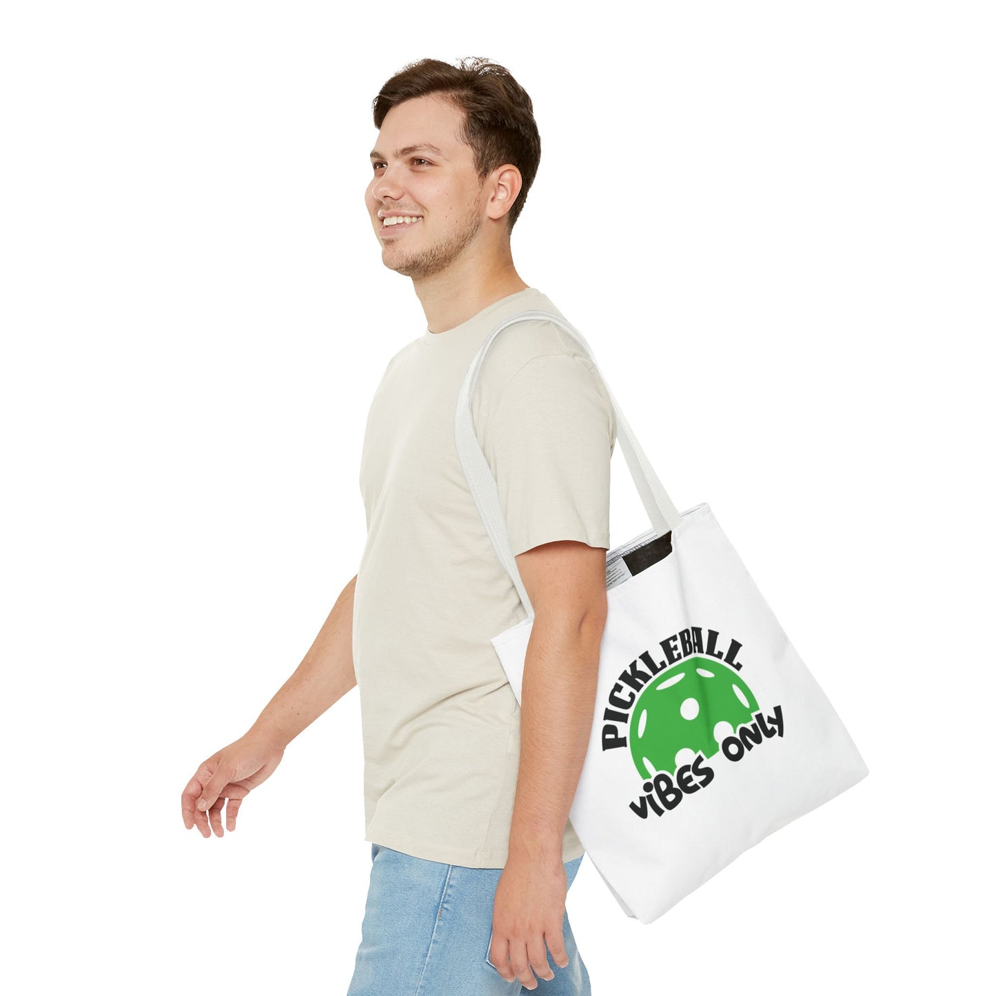 Pickleball Durable Tote Bag - Pickleball Vibes Only