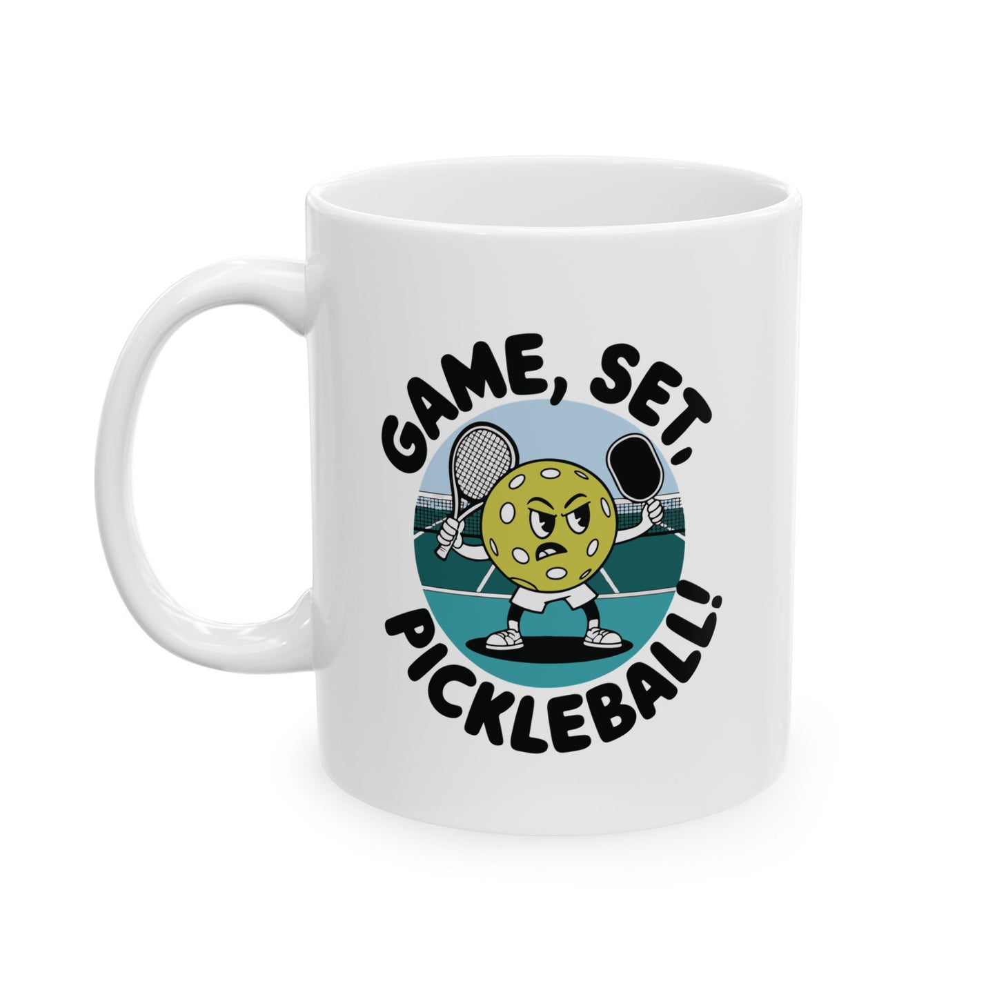 Pickleball Durable Mug - Game, Set, Pickleball