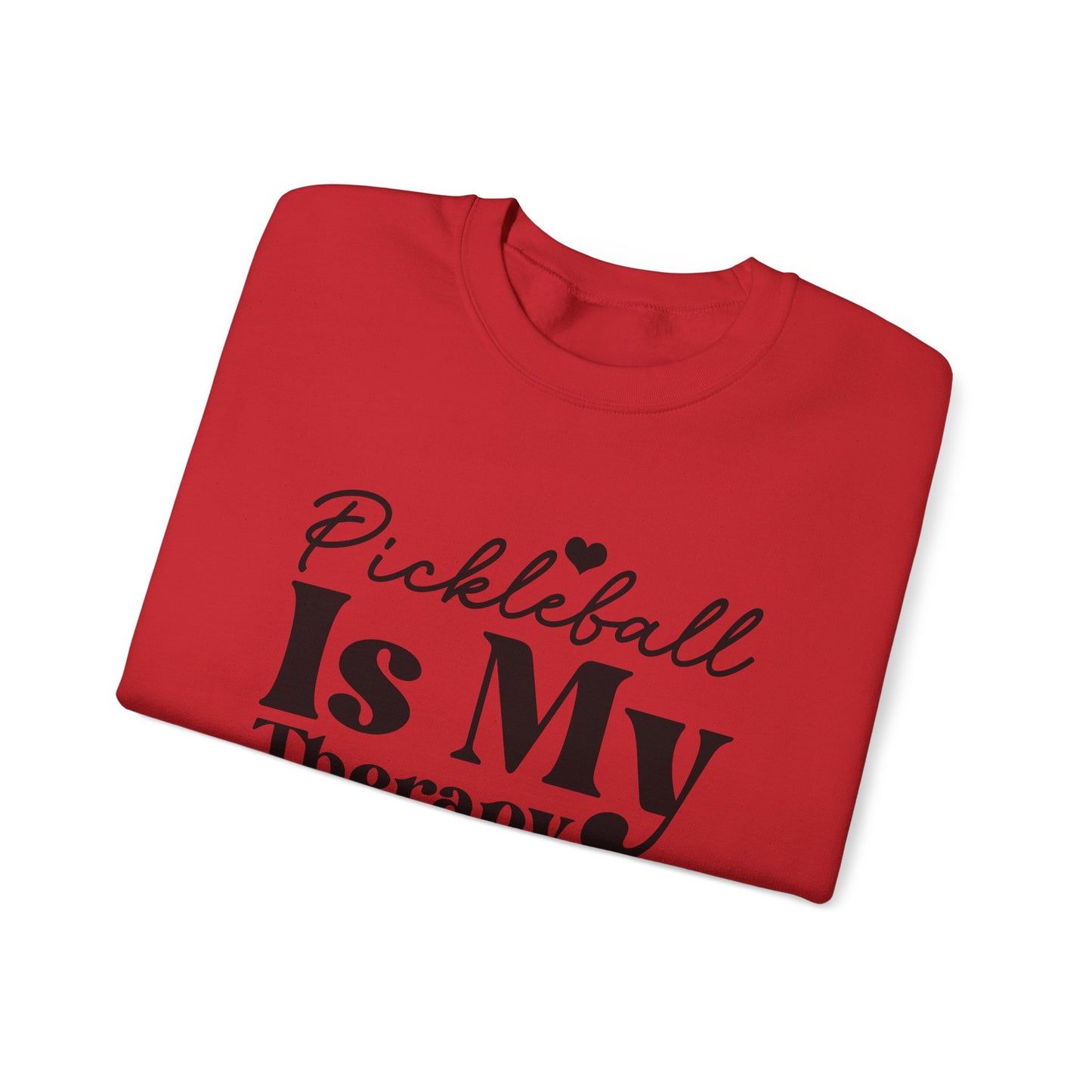 Women's Comfy Pickleball Sweatshirt - Pickleball Is My Therapy