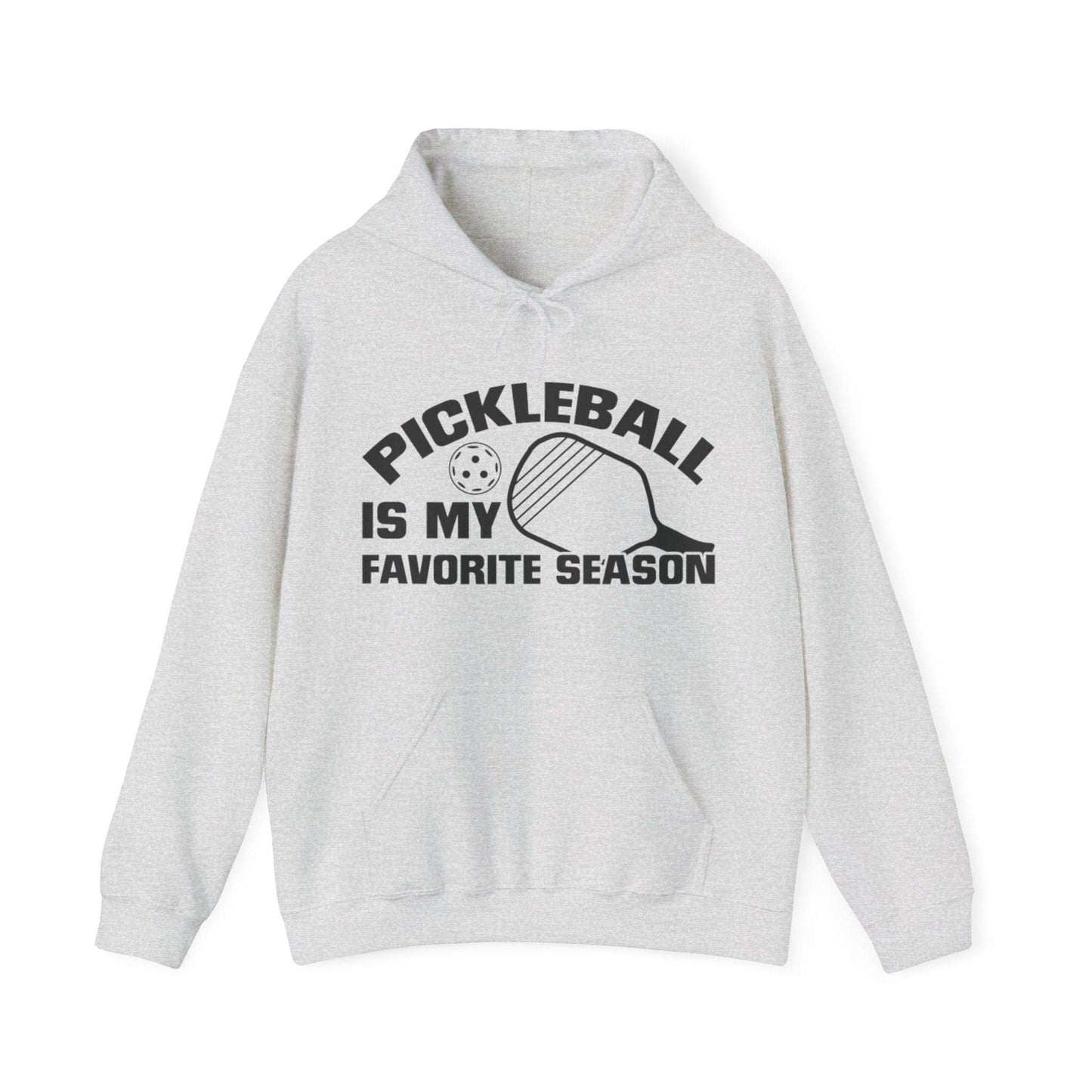 Men's Hilarious Pickleball Hoodie - Pickleball is My Favorite Season Grey