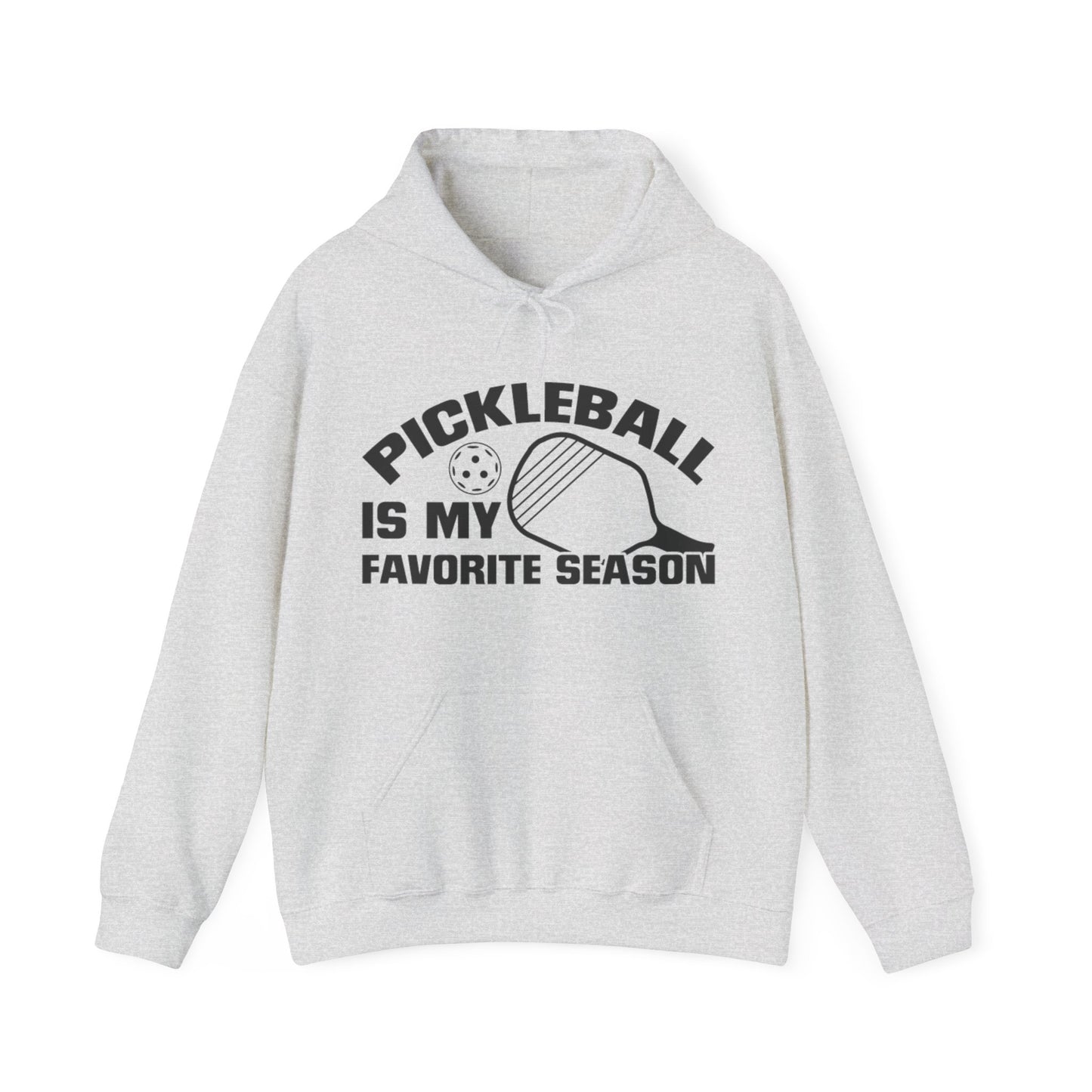 Men's Hilarious Pickleball Hoodie - Pickleball is My Favorite Season Grey