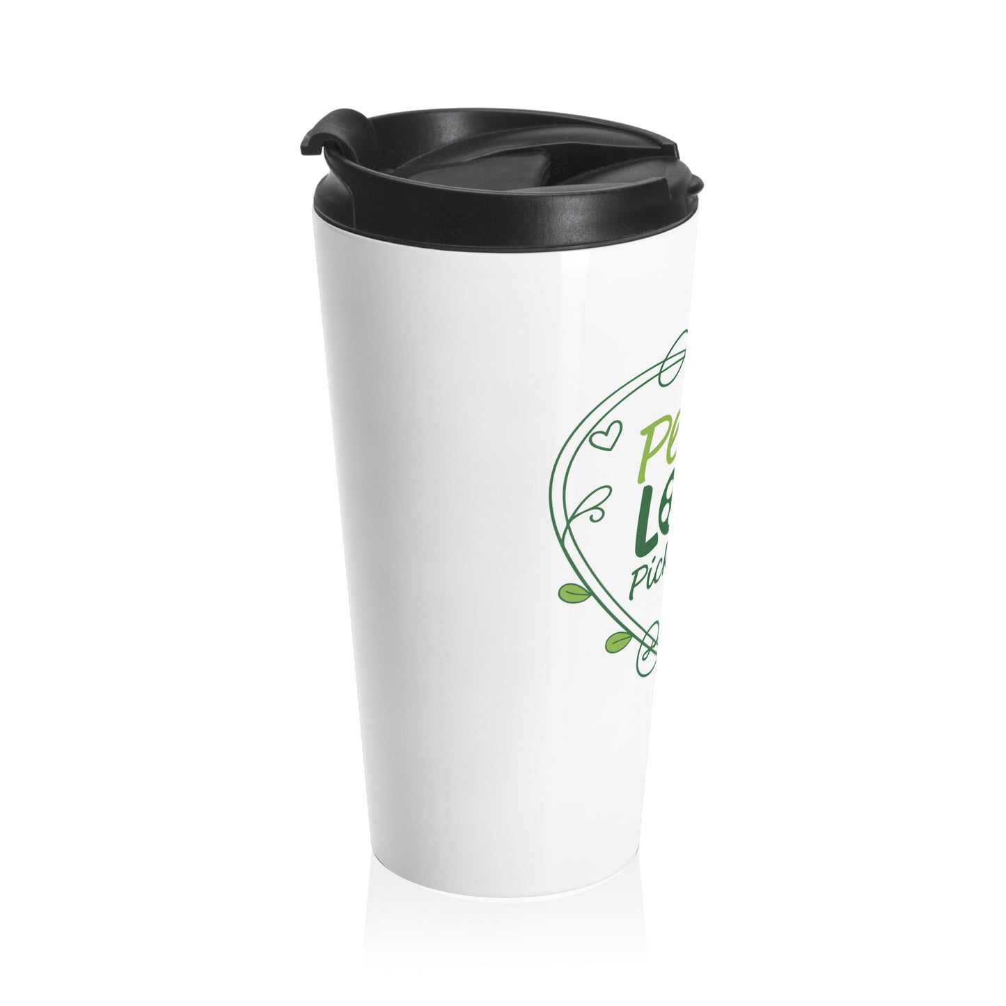 Pickleball Stylish Travel Mug - Peace Love Pickleball