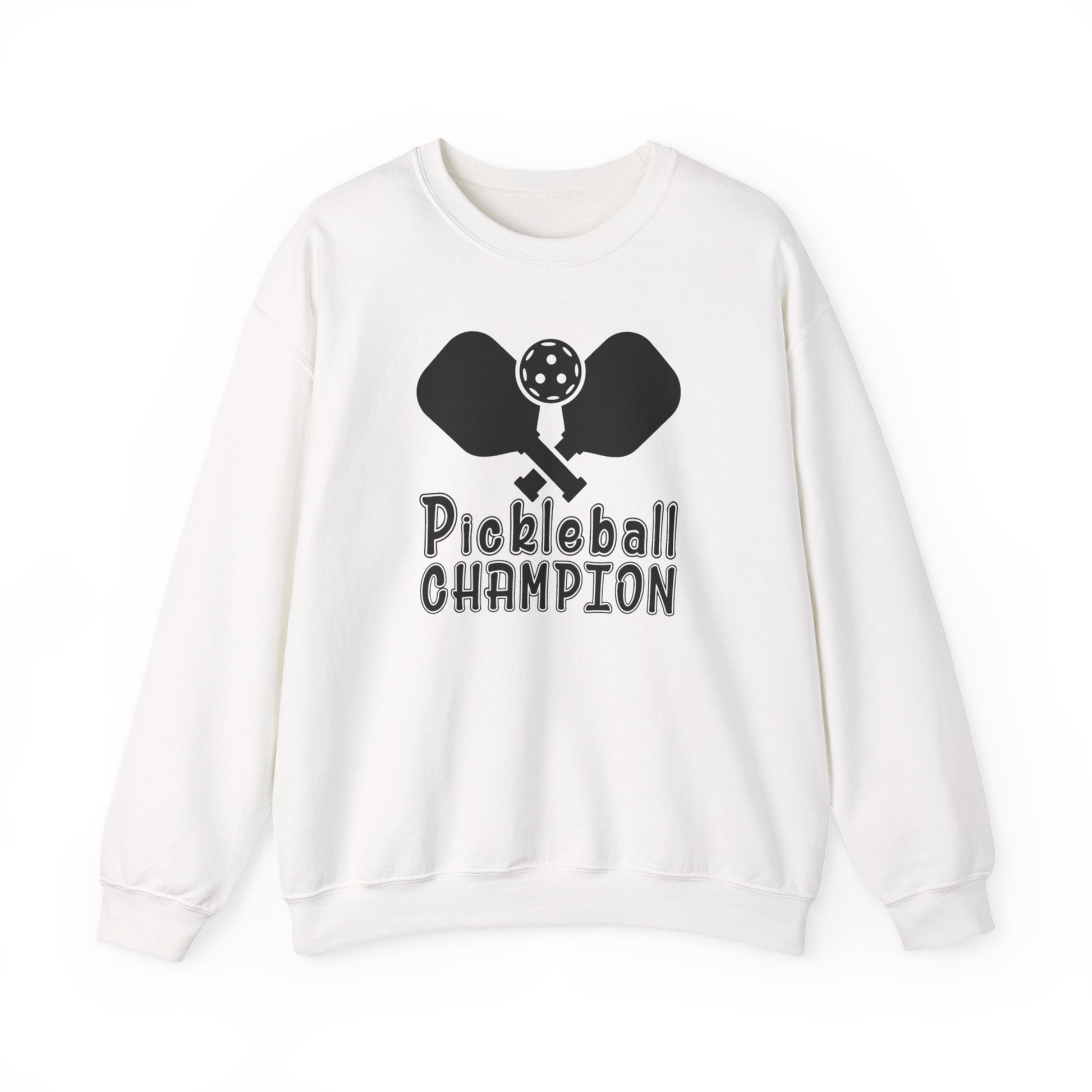 Men's Soft Pickleball Sweatshirt - Pickleball Champion White
