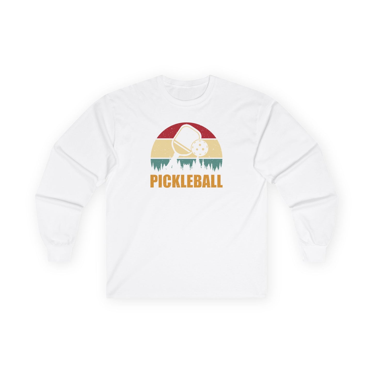 Men's Durable Pickleball Long Sleeves top - Pickleball Retro