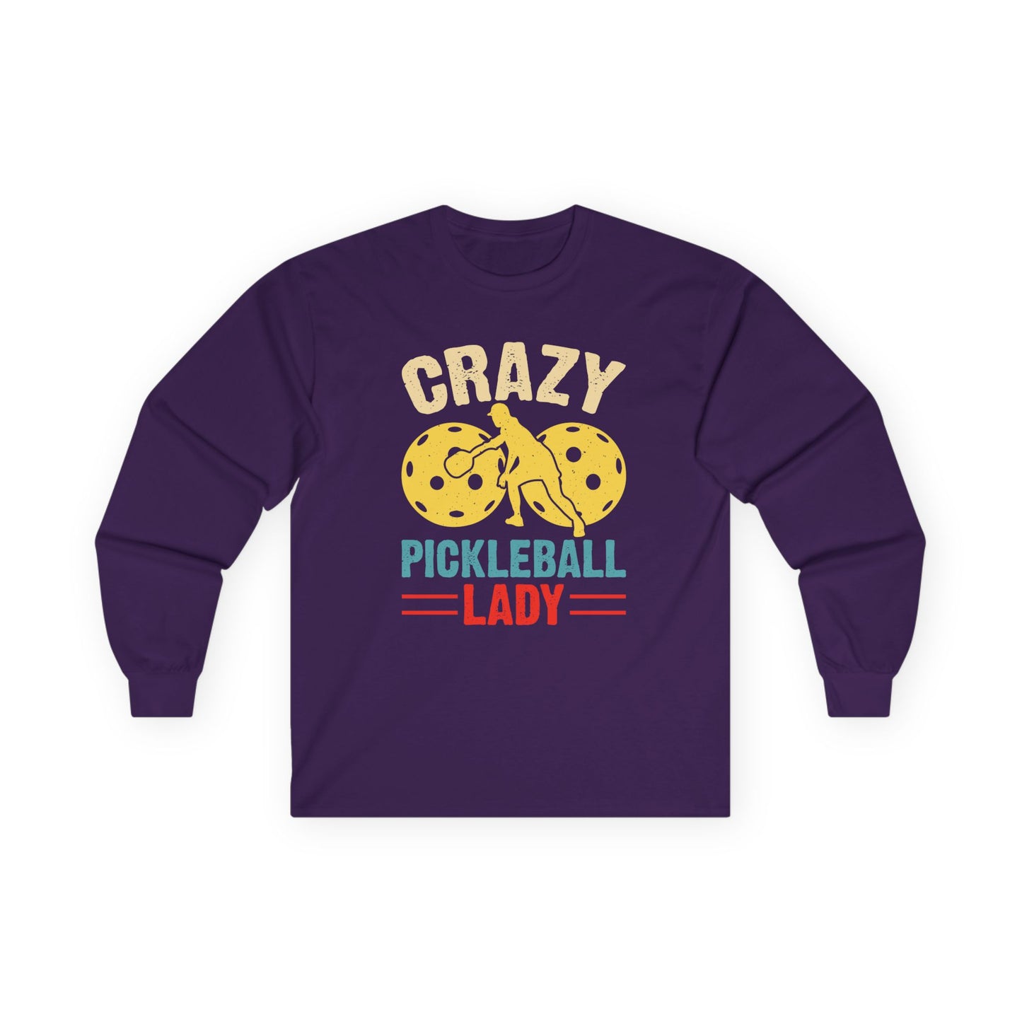 Women's Cool Pickleball Long Sleeves top - Crazy Pickleball Lady