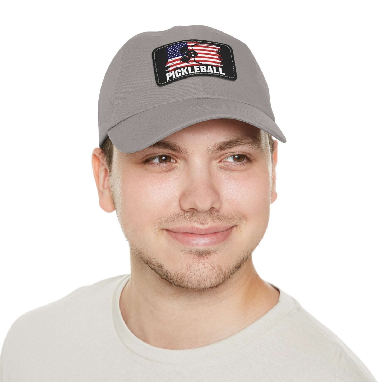 Pickleball Unique Cap - Pickleball with American Flag
