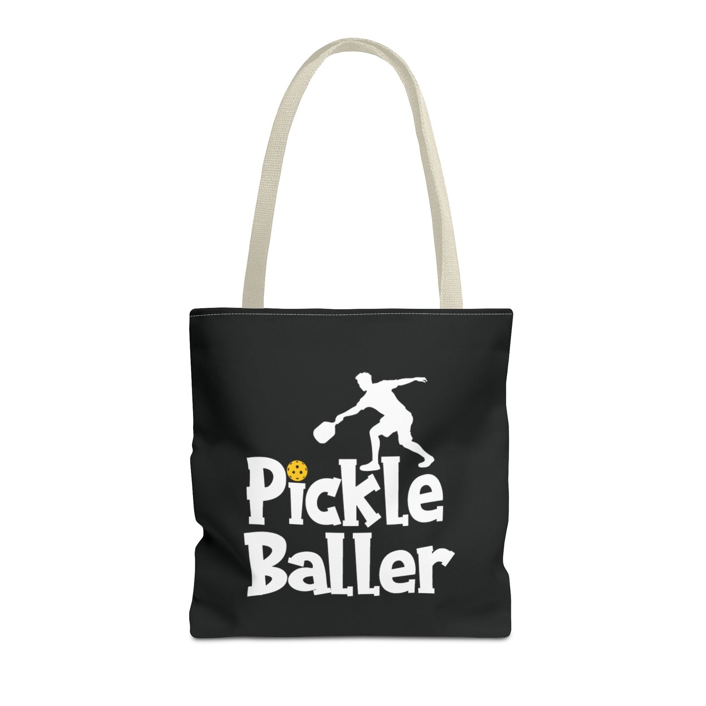 Pickleball Durable Tote Bag - Pickle Baller Beige