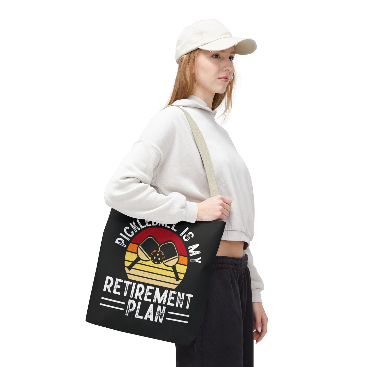 Pickleball Cool Tote Bag - Pickleball Is My Retirement Plan