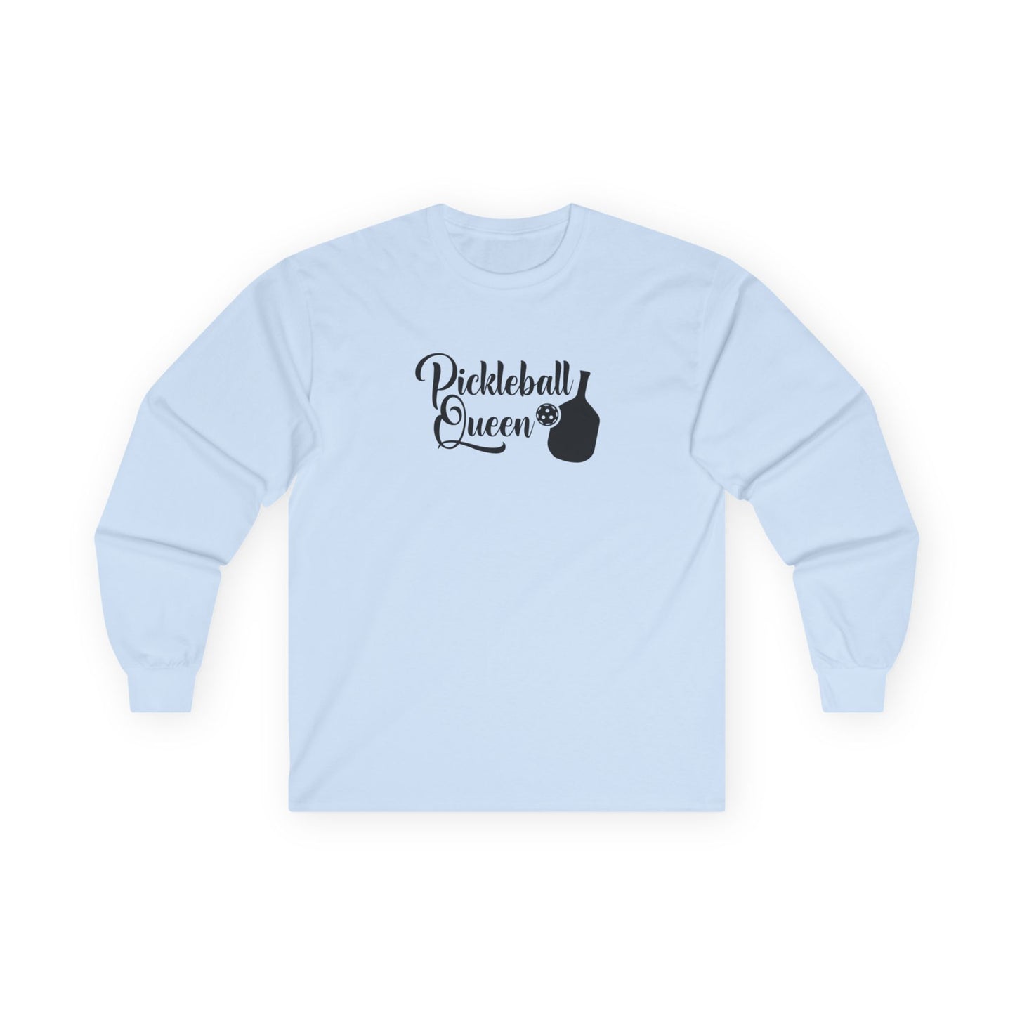 Women's Durable Pickleball Long Sleeves top - Pickleball Queen Blue