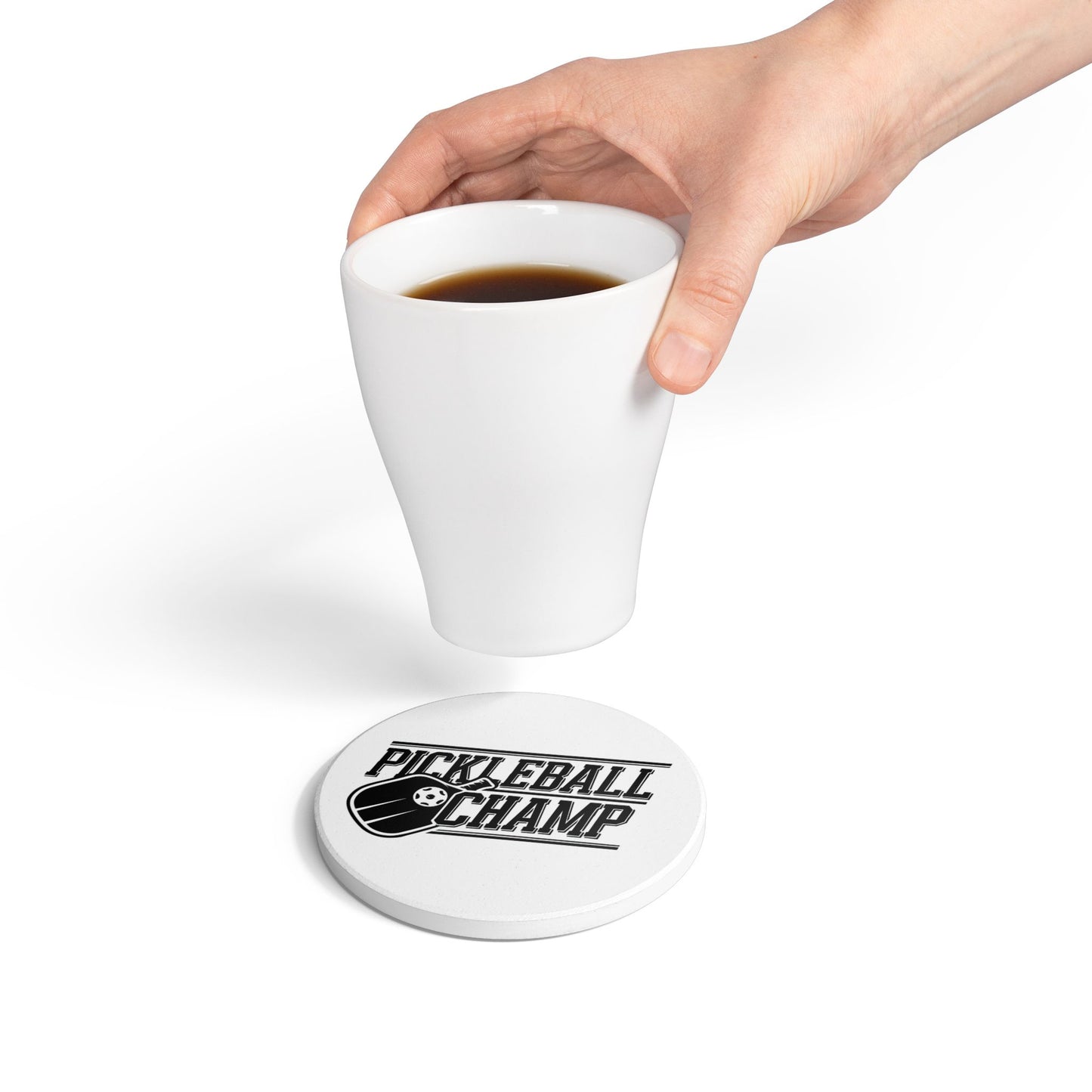Pickleball Durable Ceramic Coaster - Pickleball Champ