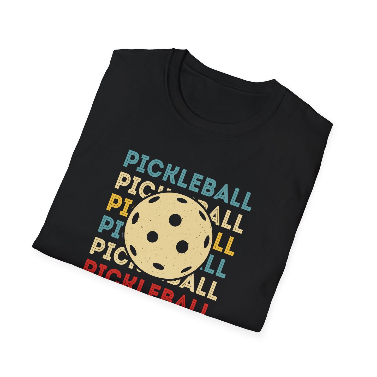 Men's Fun Pickleball T-shirt - Pickleball and Ball
