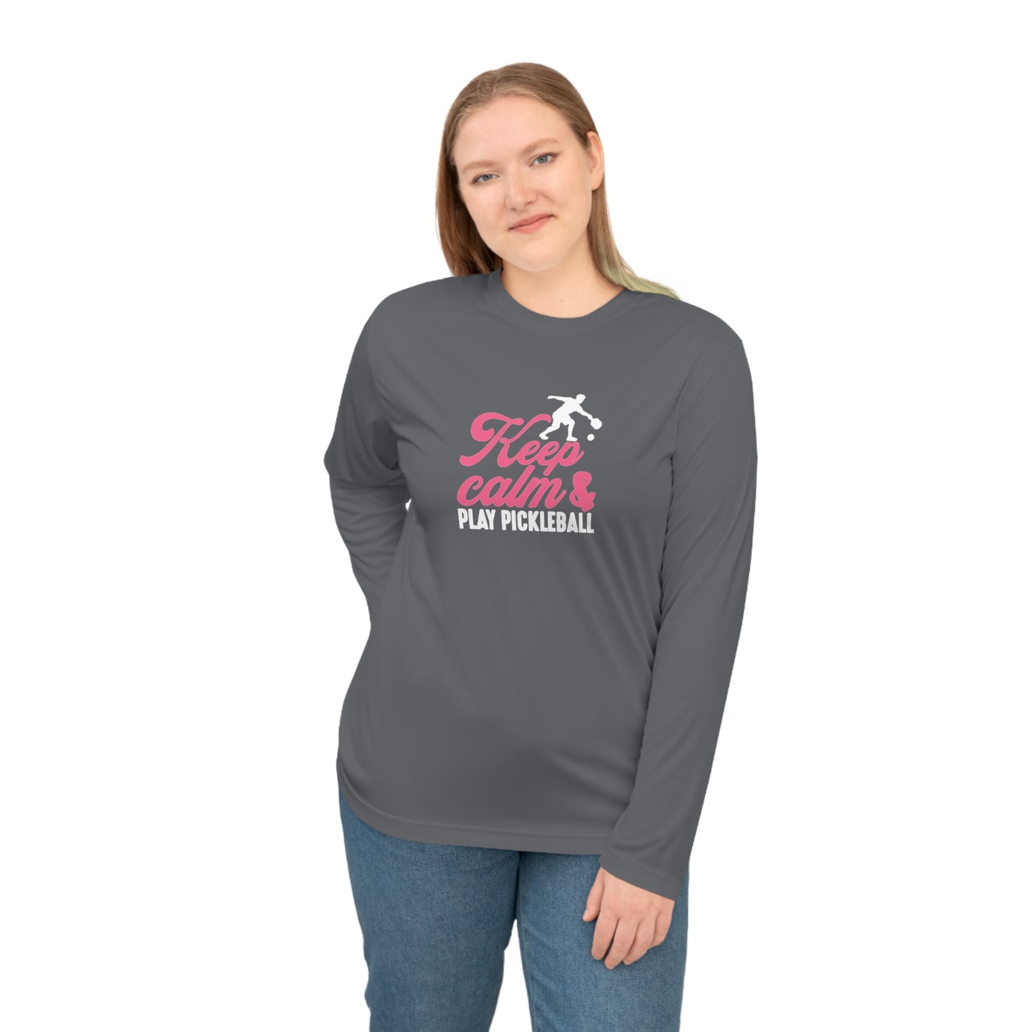 Women's Pickleball Long Sleeves top - Keep Calm & Play Pickleball