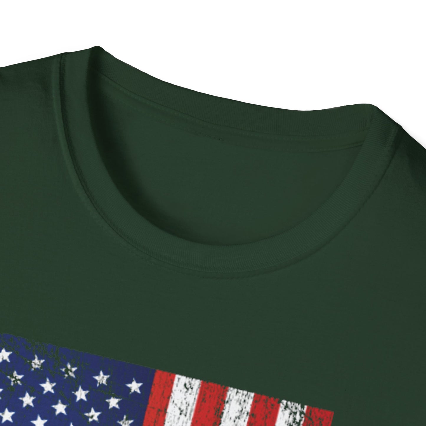 Women's Vibrant Pickleball T-shirt - Pickleball with American Flag