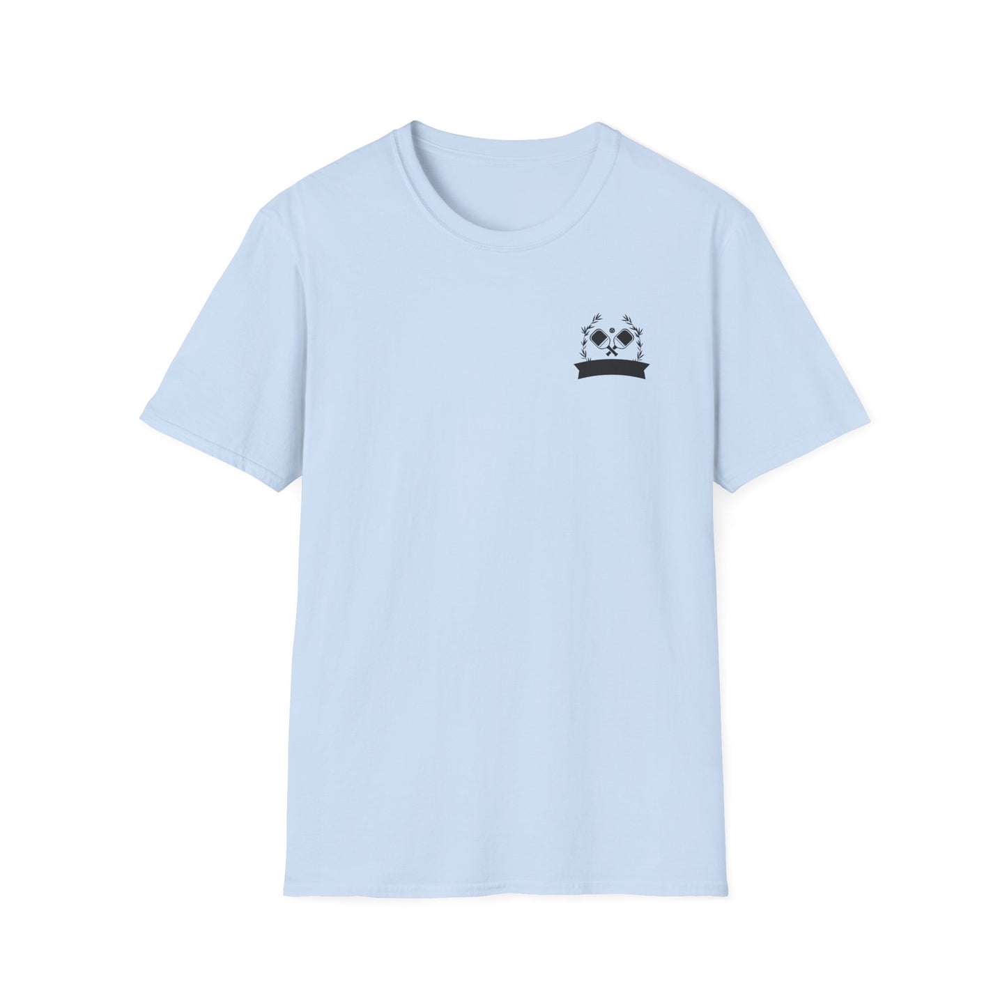 Women's Comfy Pickleball T-shirt - Pickleball This Is My Happy Hour Blue