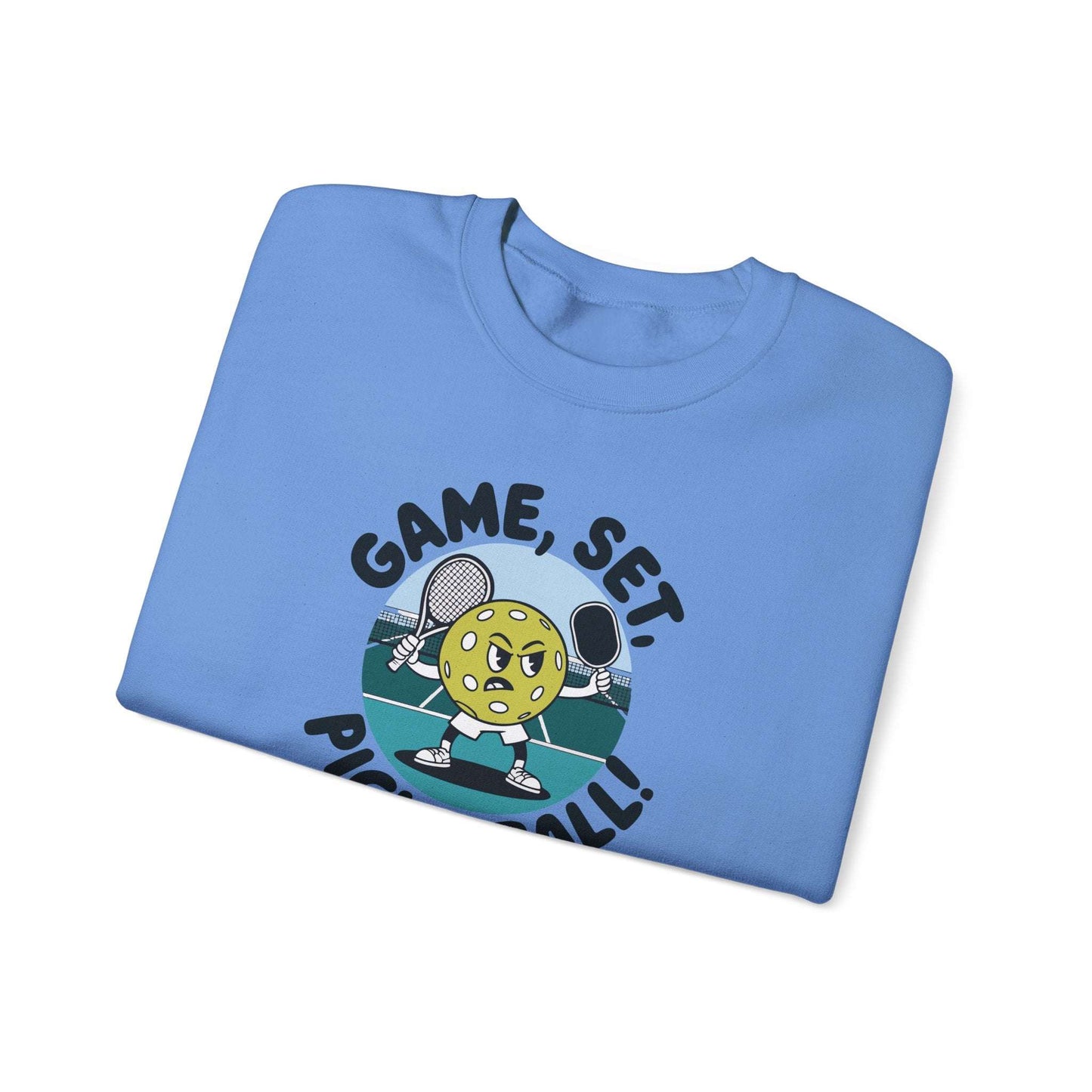 Men's Durable Pickleball Sweatshirt - Game, Set, Pickleball
